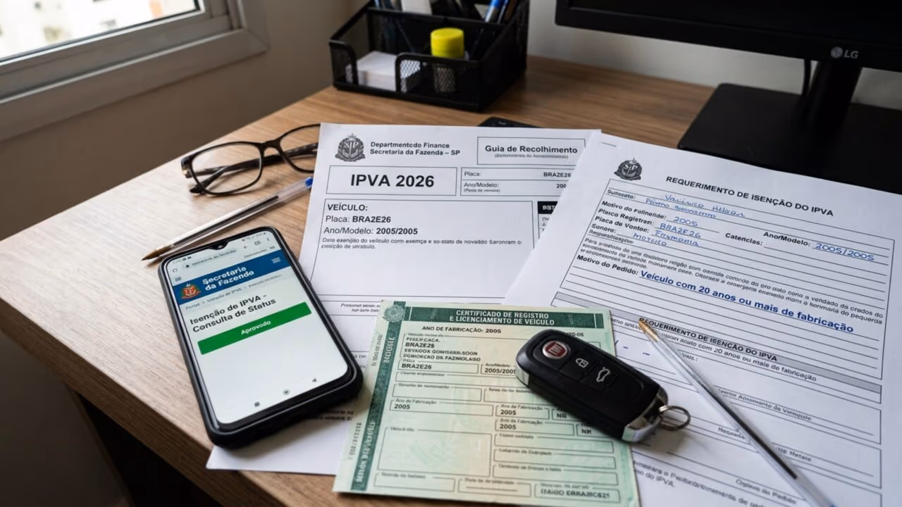 Como conseguir isenção do IPVA para idosos em 2026 e o que já mudou nos estados