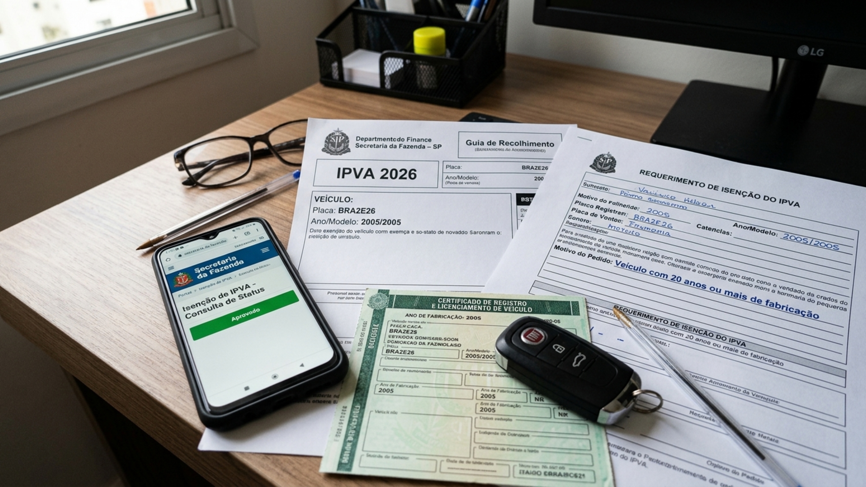 Como conseguir isenção do IPVA para idosos em 2026 e o que já mudou nos estados