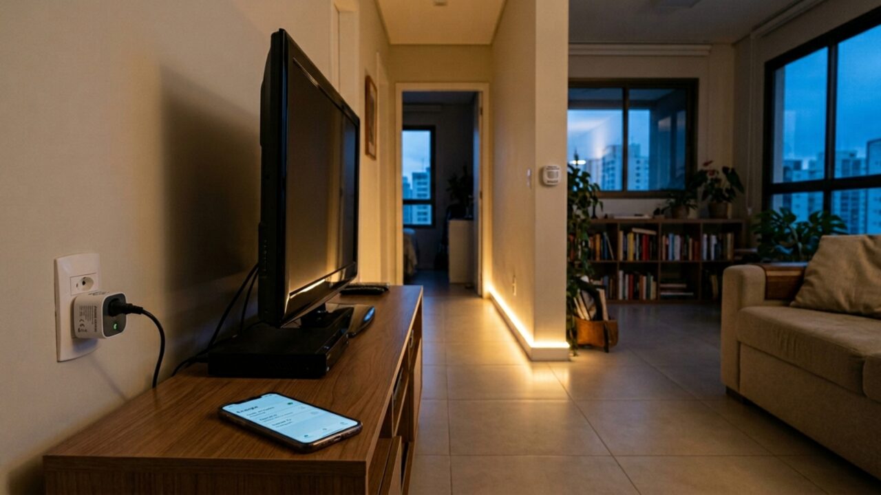Tomadas inteligentes e iluminação automática podem reduzir desperdícios invisíveis