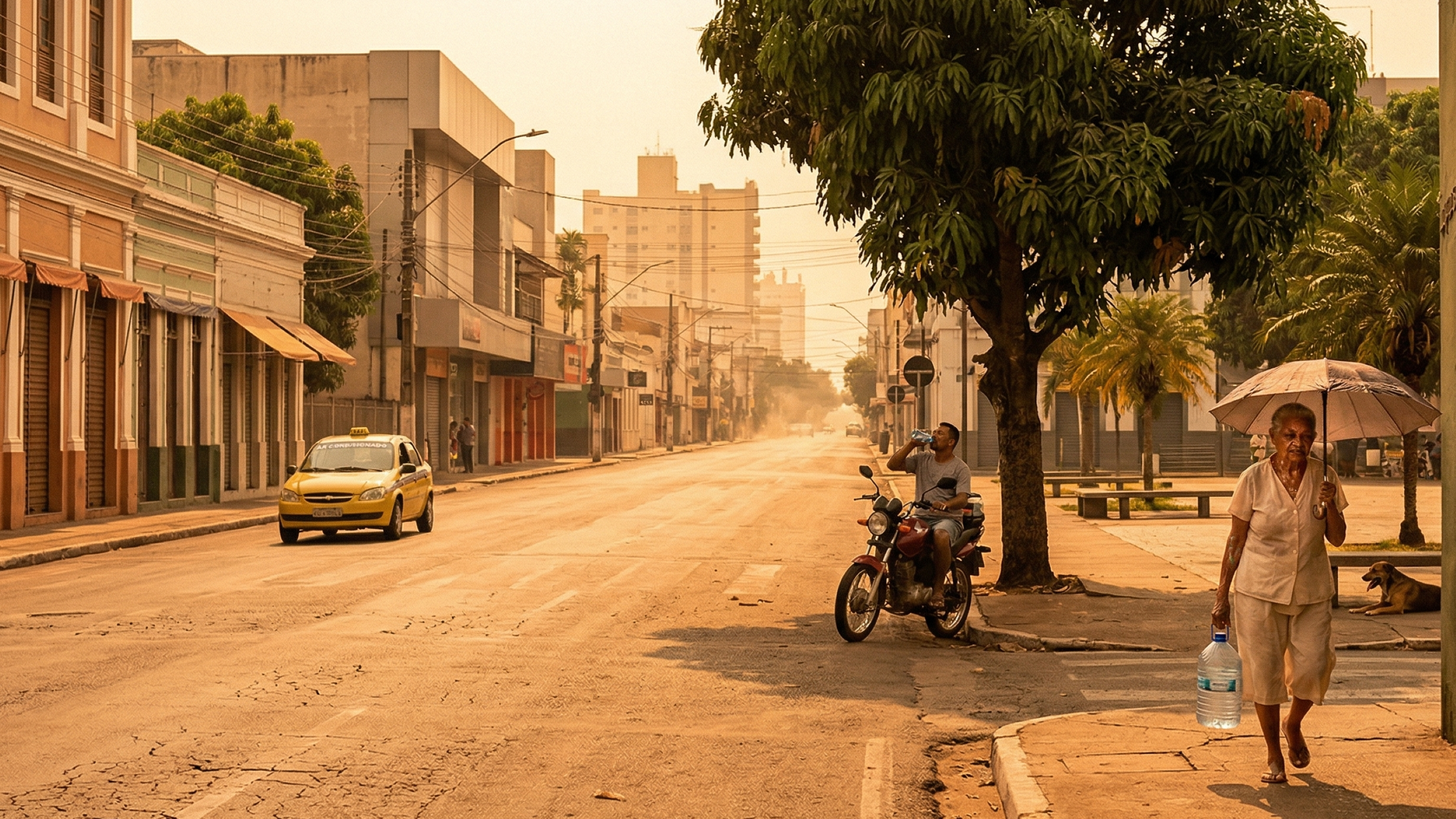 A cidade mais quente do Brasil onde temperaturas acima de 40°C mudaram completamente a rotina dos moradores
