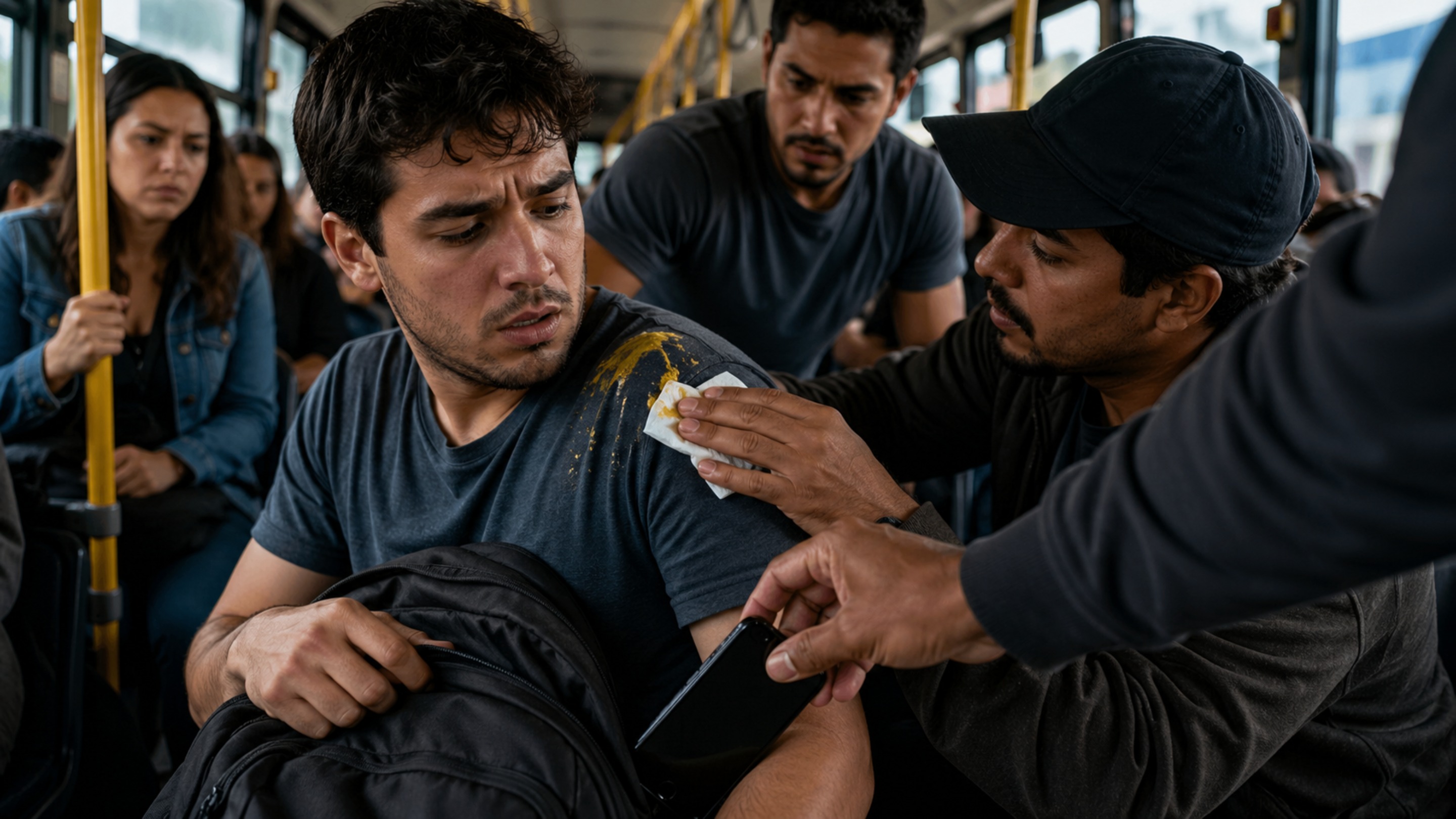 Cuidado com o ‘golpe do vômito’, a nova estratégia dos ladrões para assaltar no transporte público; veja relato de vítima