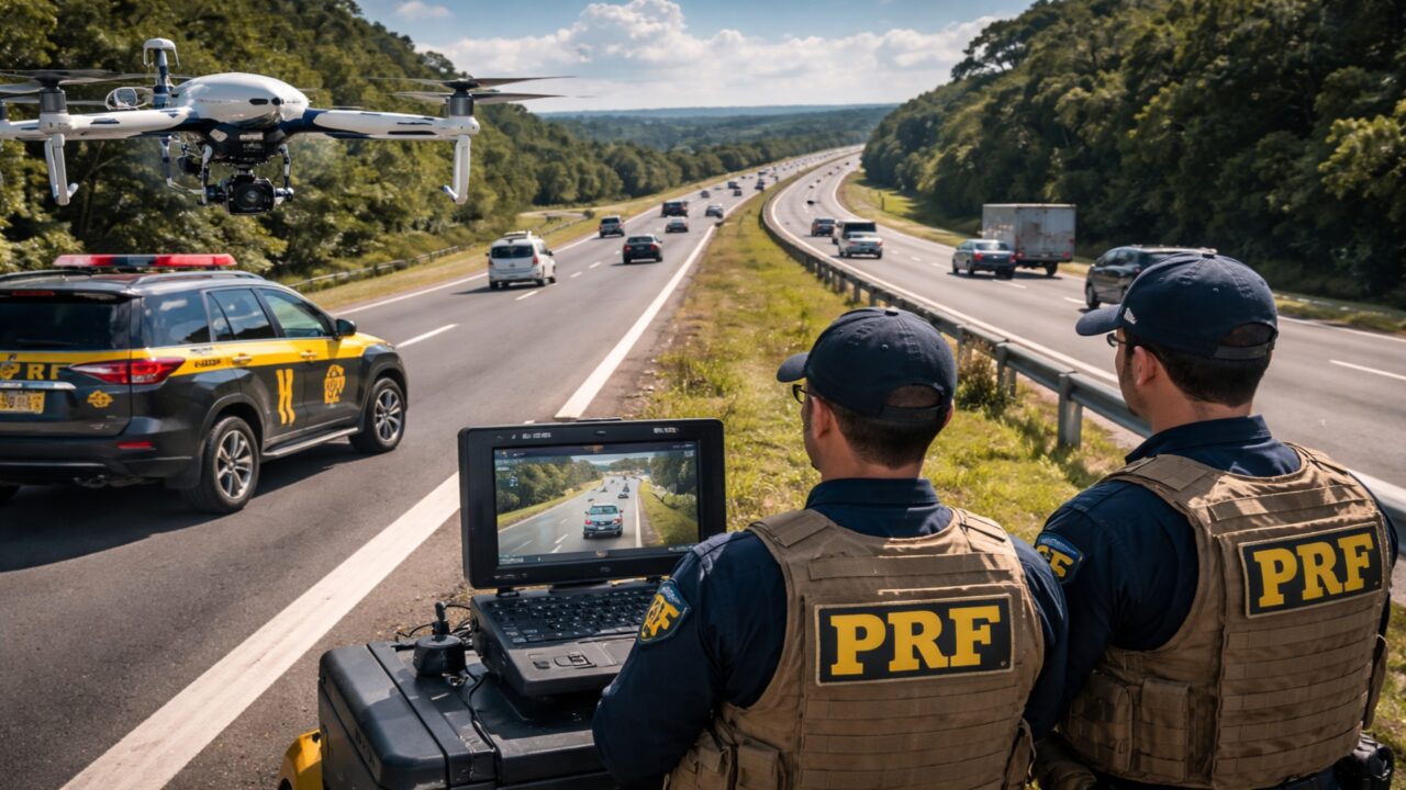 Drones da PRF já estão em ação e multando motoristas descuidados; veja infrações  identificada pela tecnologia