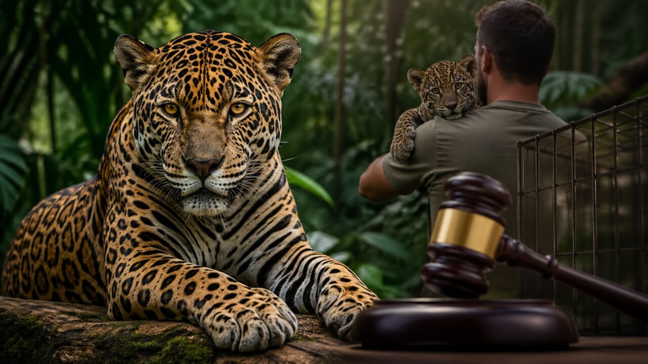É possível criar uma onça-pintada como pet?