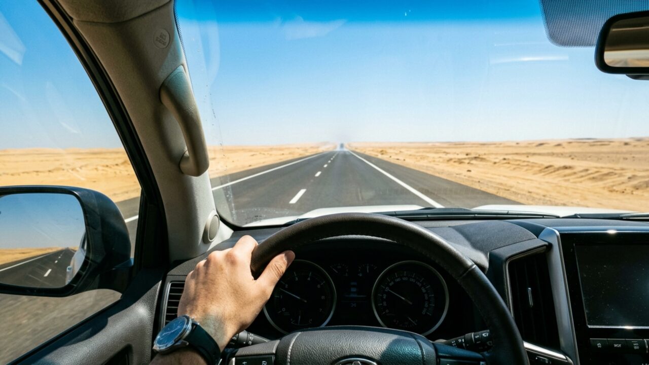 2 horas sem mexer o volante: o que acontece com seu cérebro na estrada de 240 km que não tem uma curva sequer