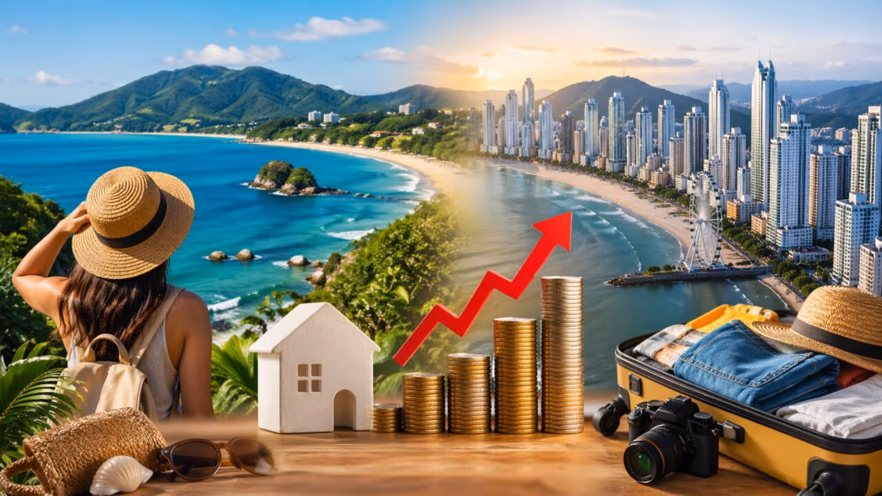 Florianópolis se junta a Balneário Camboriú, Vitória e outros polos turísticos onde aluguel por temporada e custo de viagem assustam visitantes