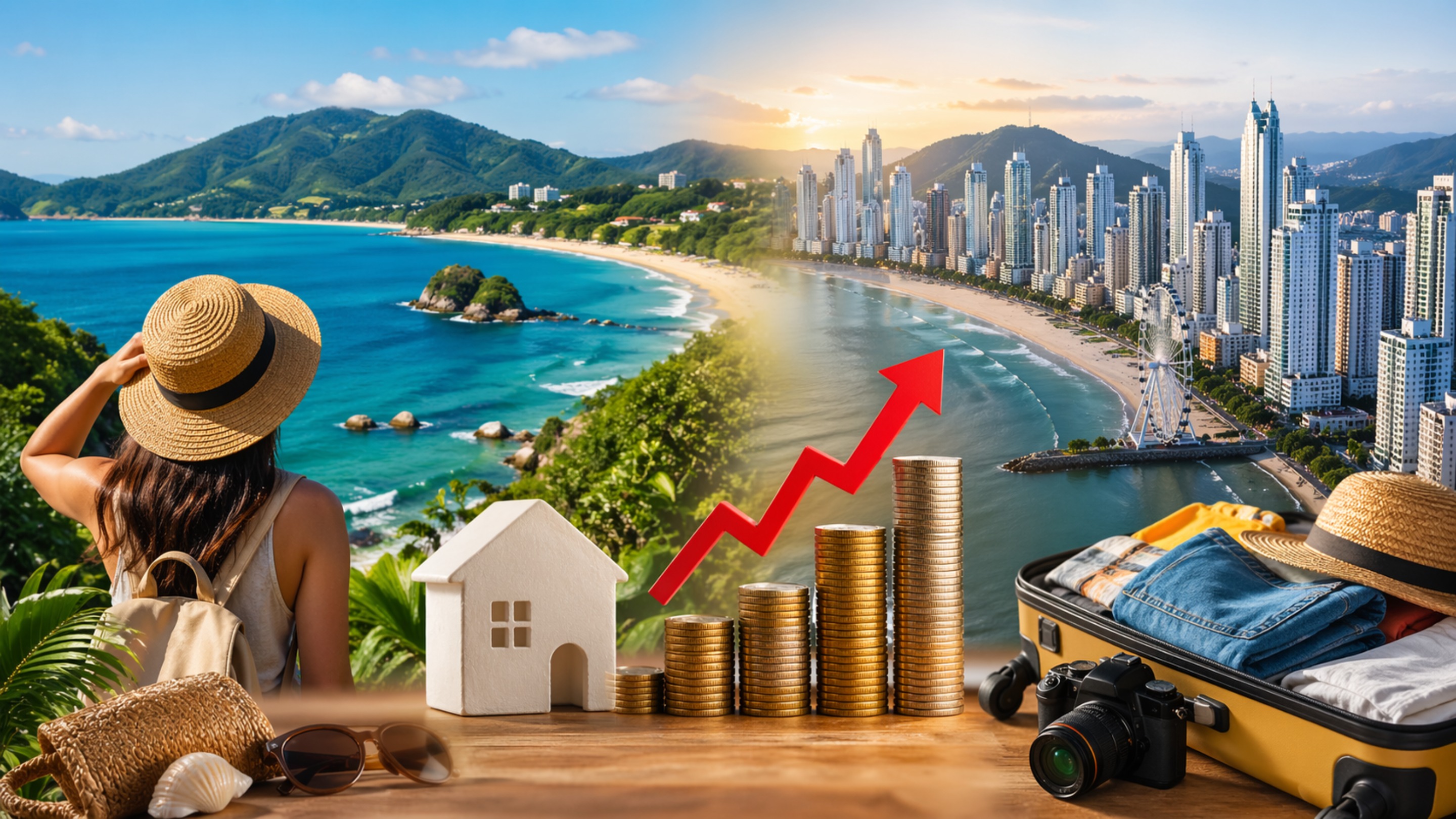 Florianópolis se junta a Balneário Camboriú, Vitória e outros polos turísticos onde aluguel por temporada e custo de viagem assustam visitantes