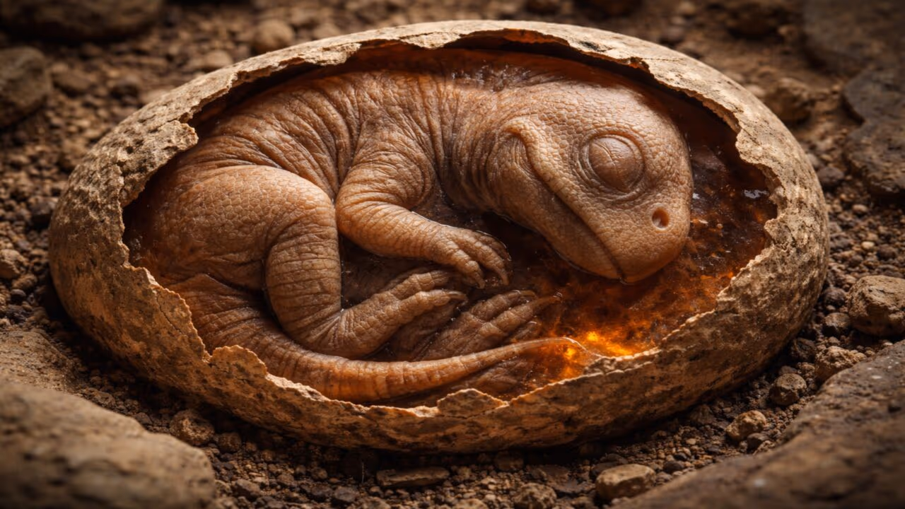 Fóssil de embrião encontrado na África do Sul se torna prova mais antiga do mundo de que nossos ancestrais mamíferos botavam ovos