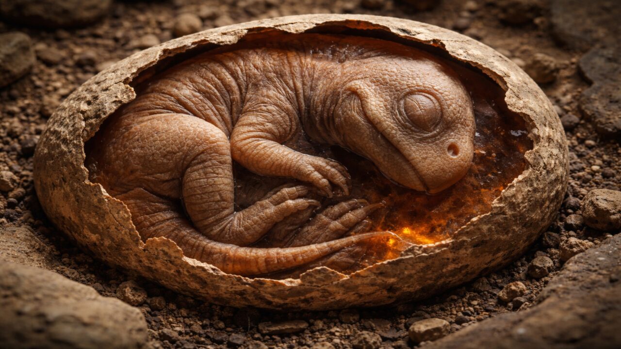 Fóssil de embrião encontrado na África do Sul se torna prova mais antiga do mundo de que nossos ancestrais mamíferos botavam ovos