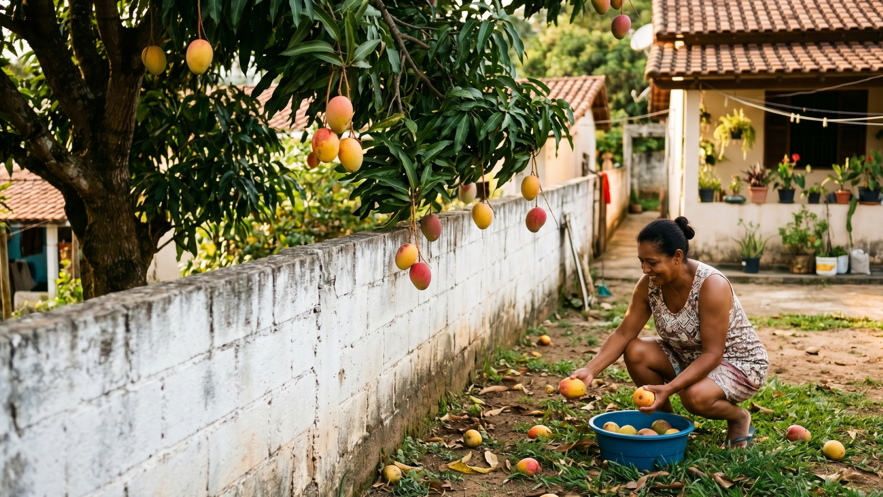 Frutas que caem no seu quintal são de quem? A lei explica