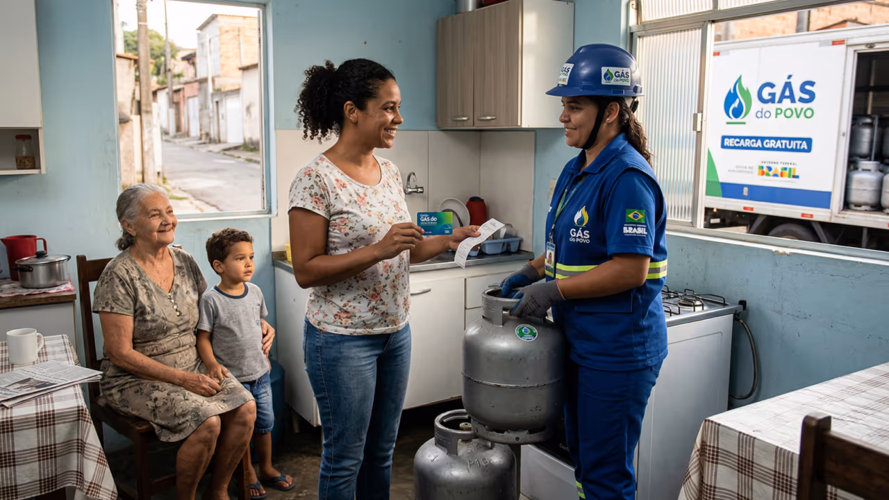 Gás do Povo virou prioridade para famílias de baixa renda e já levanta dúvidas sobre quem pode receber