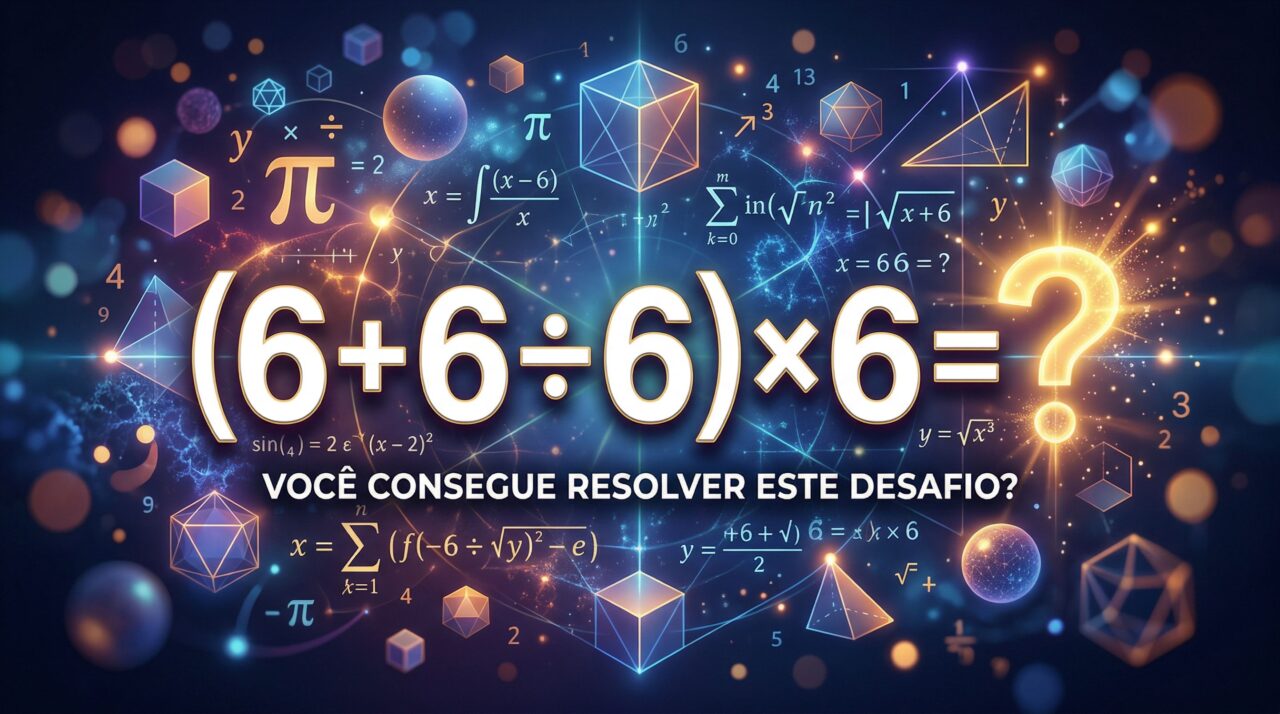 Teste de atenção: você resolve (6 + 6 ÷ 6) × 6 sem errar?