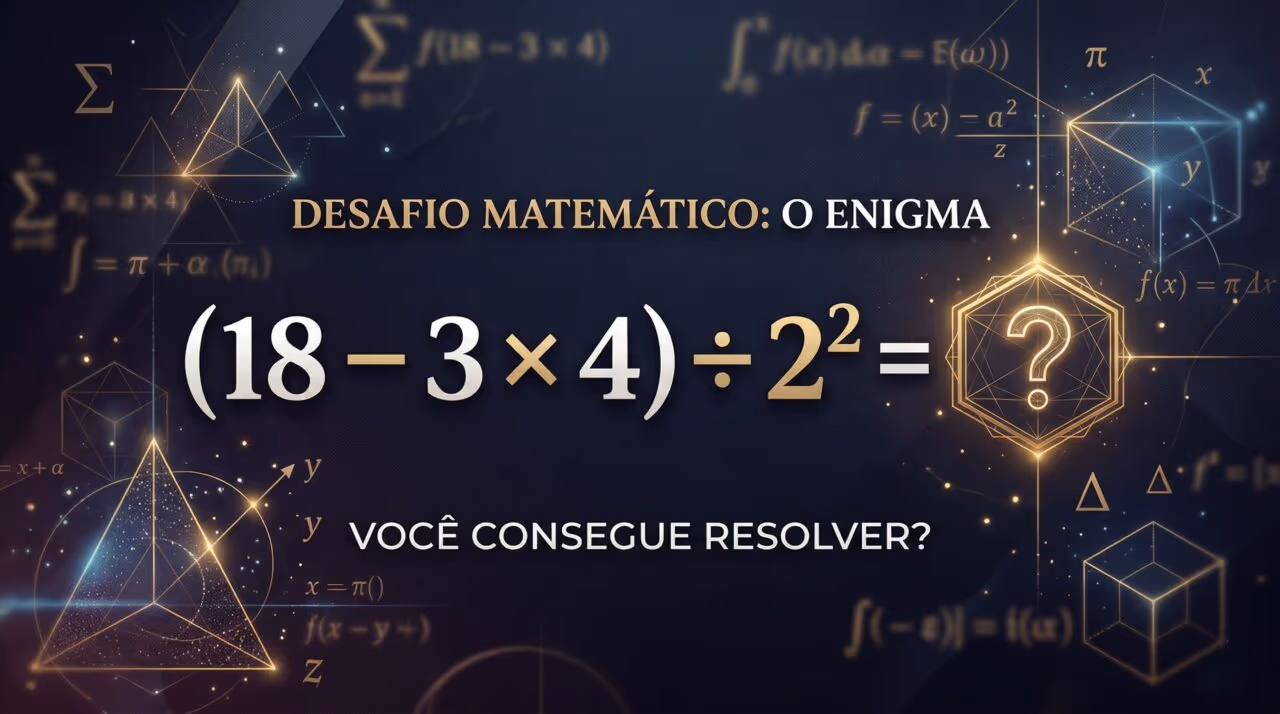Esse enigma matemático desafia muita gente e todas erram no mesmo ponto