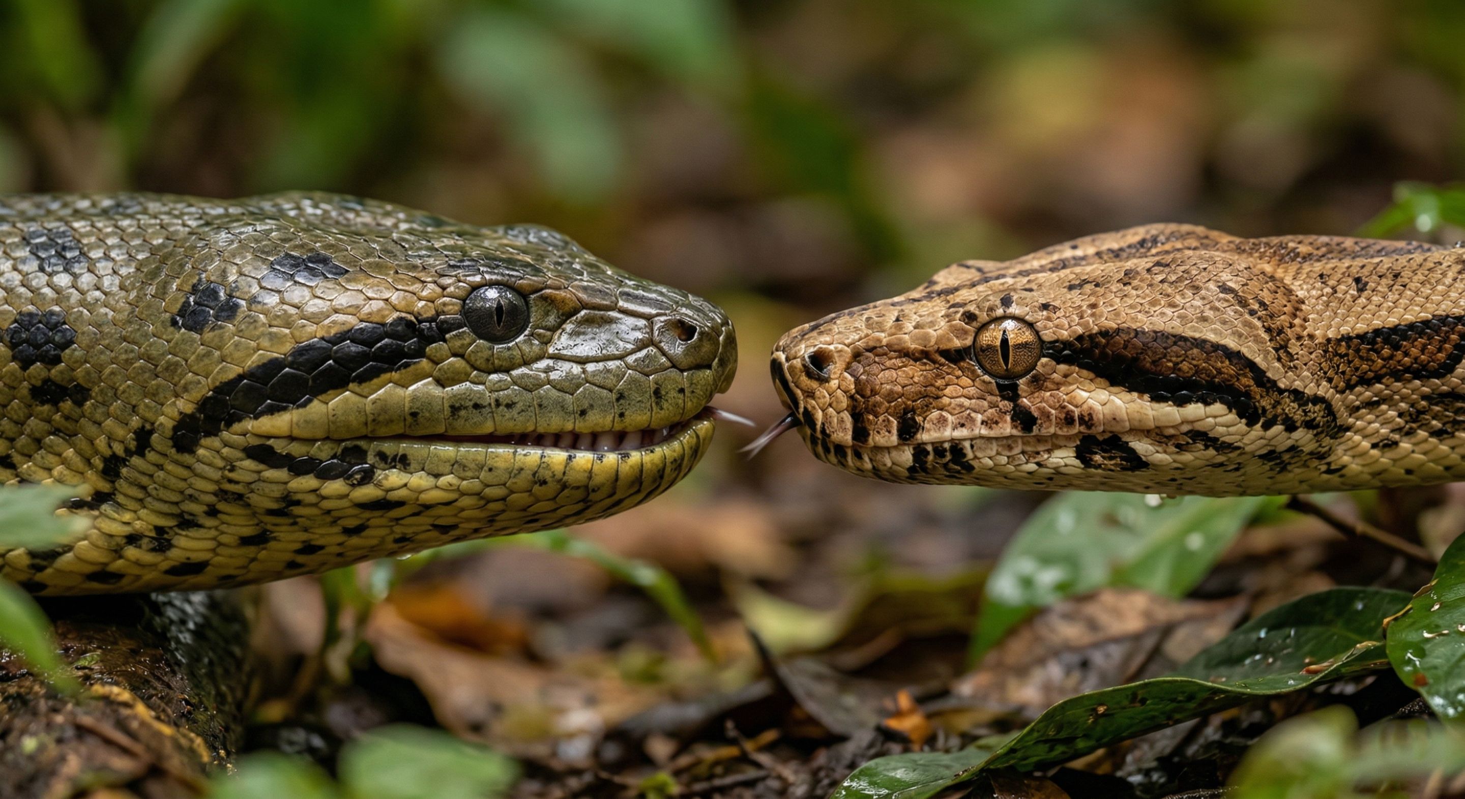 Qual a diferença entre sucuri e jibóia e por que são quase sempre confundidas?