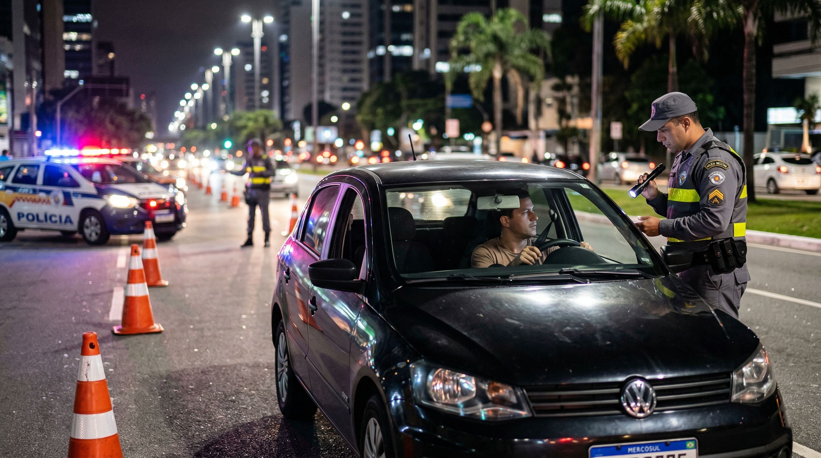 A forma certa de agir durante uma blitz de trânsito