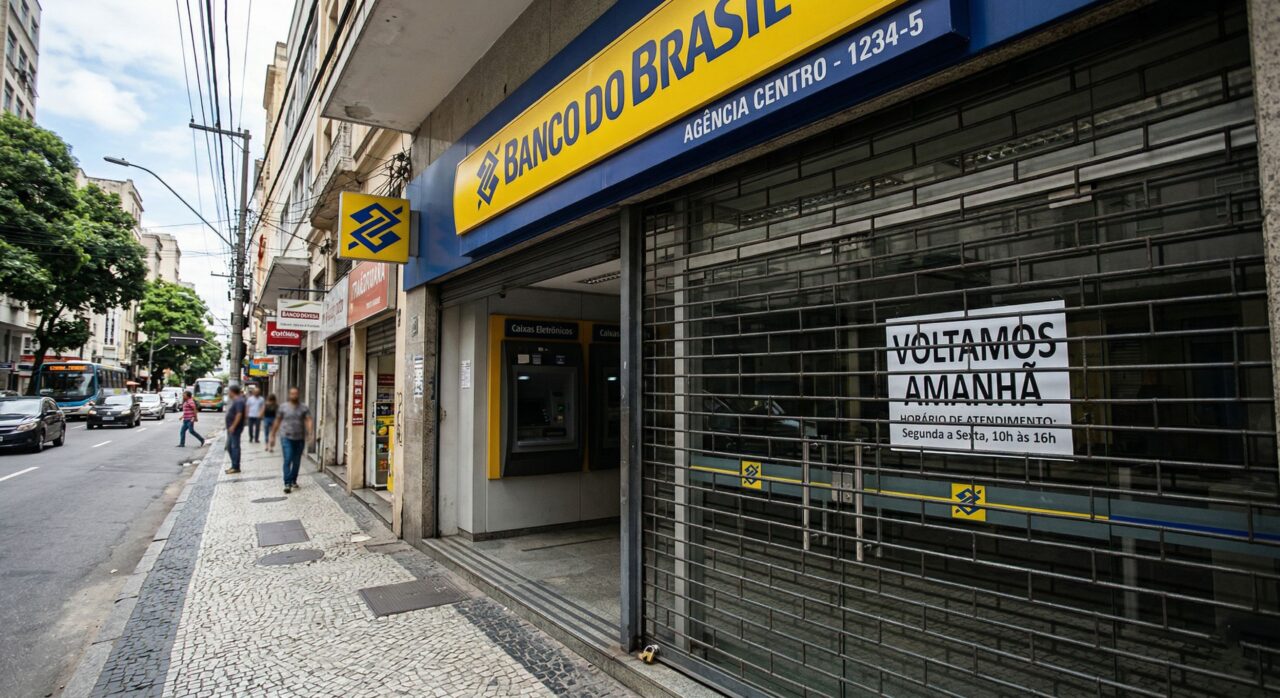 Bancos fecham na 2ª feira, 27