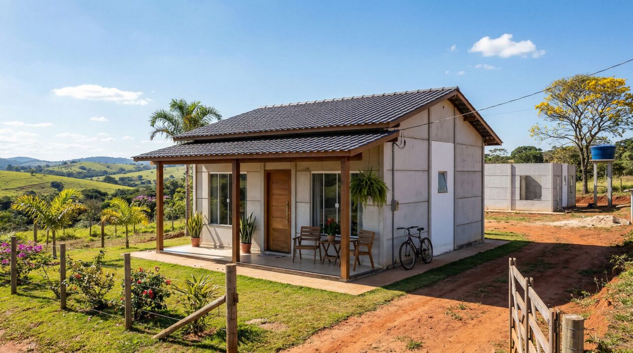 Essa casa pré-moldada custa menos que um iPhone e a técnica surpreende
