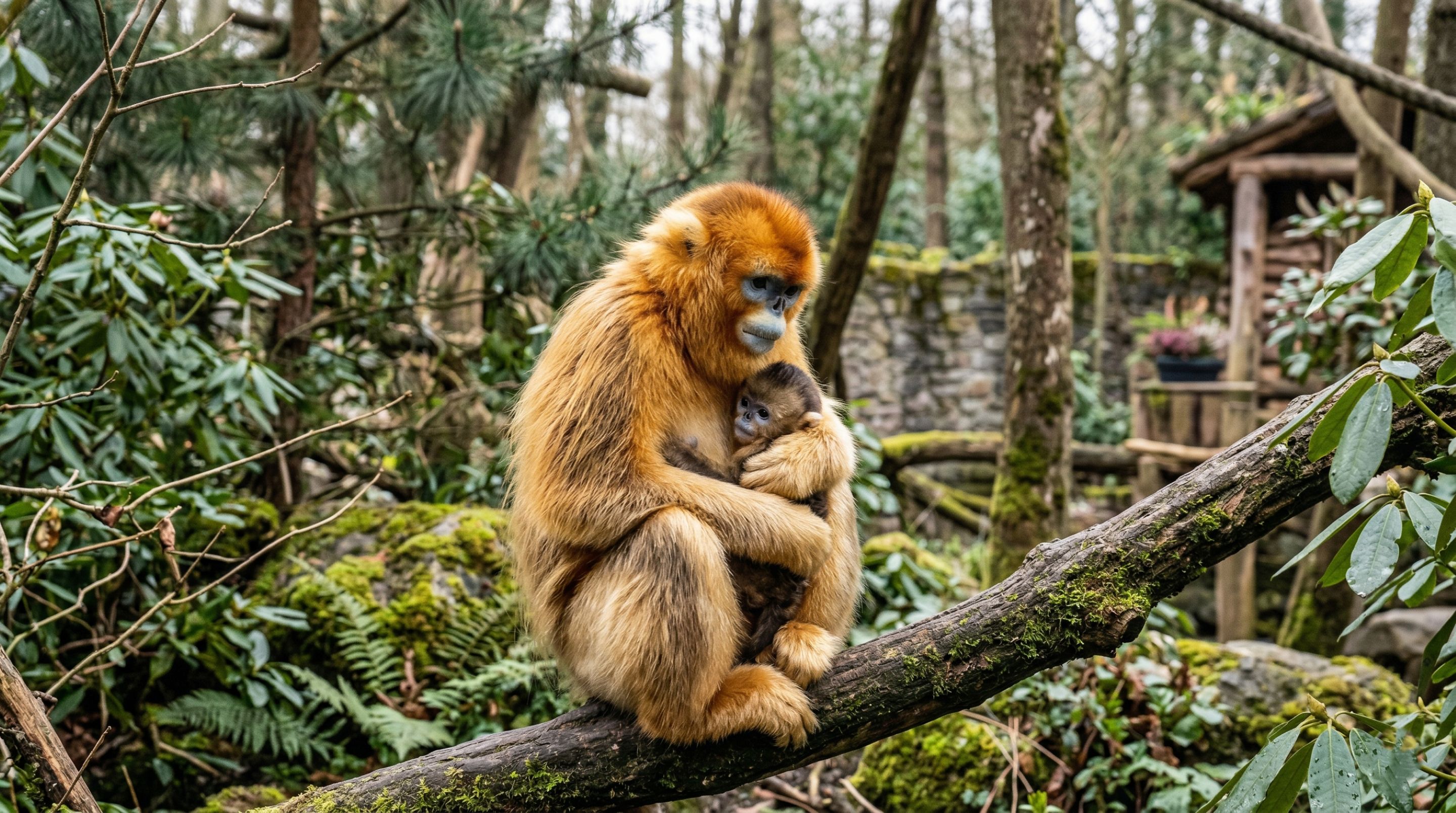 Macaco dourado nasce na Bélgica e chama a atenção de especialistas