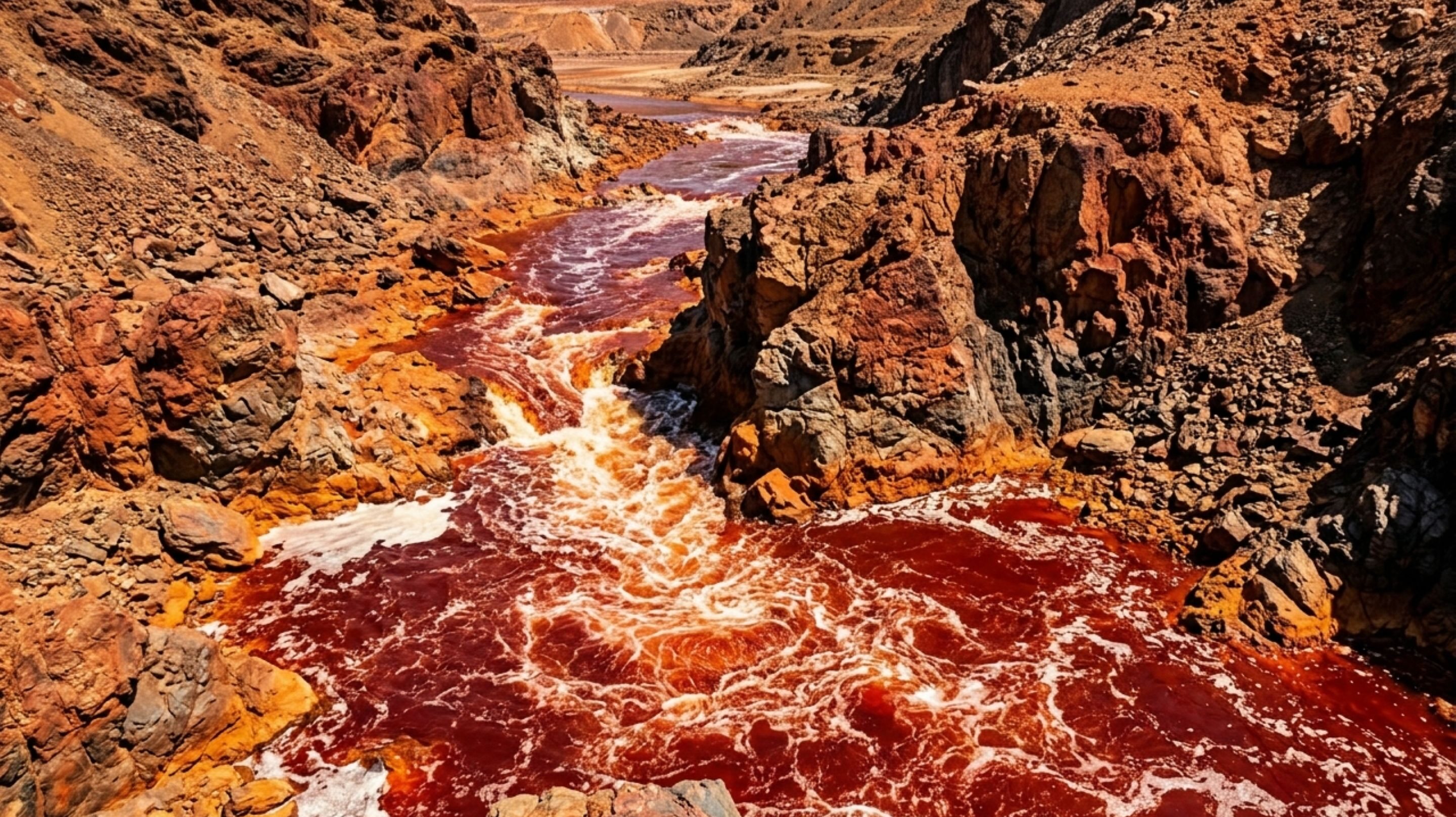 O rio mais ácido do mundo que pode dissolver tudo que entra nele e surpreende pela intensidade