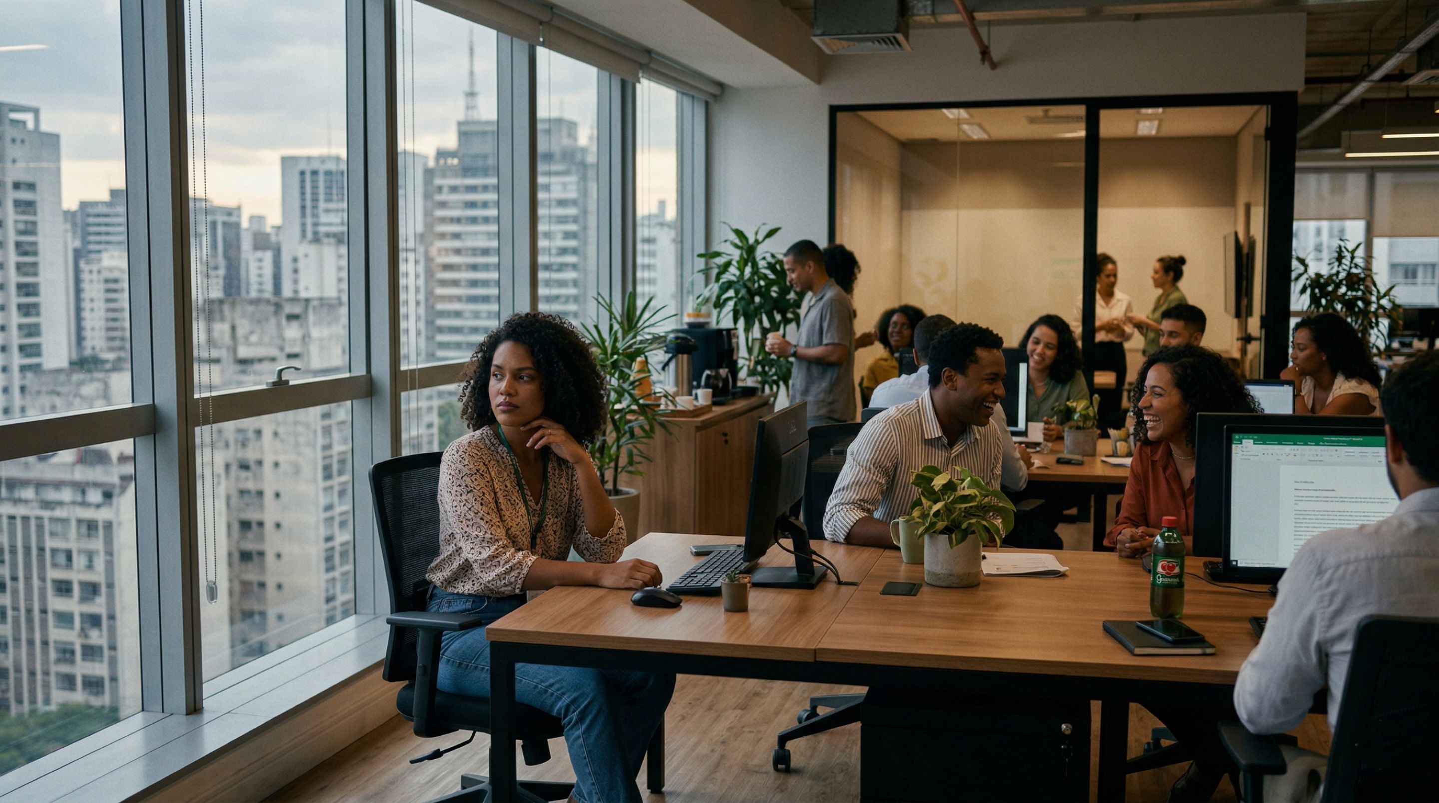 Trabalhos em que a solidão existe, mesmo cercado de pessoas