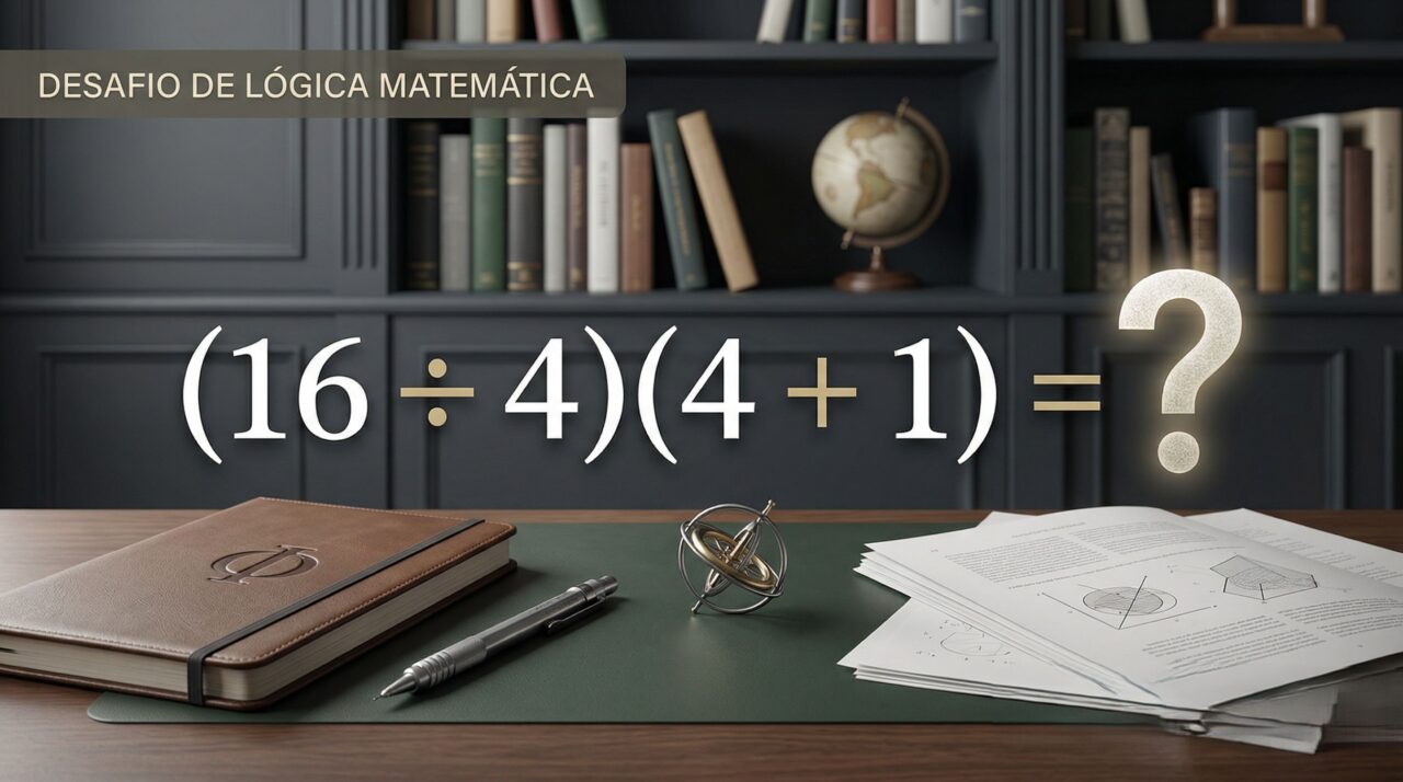 Essa equação com parênteses parece confusa no começo, mas mantém o cérebro ativo para o resto do dia