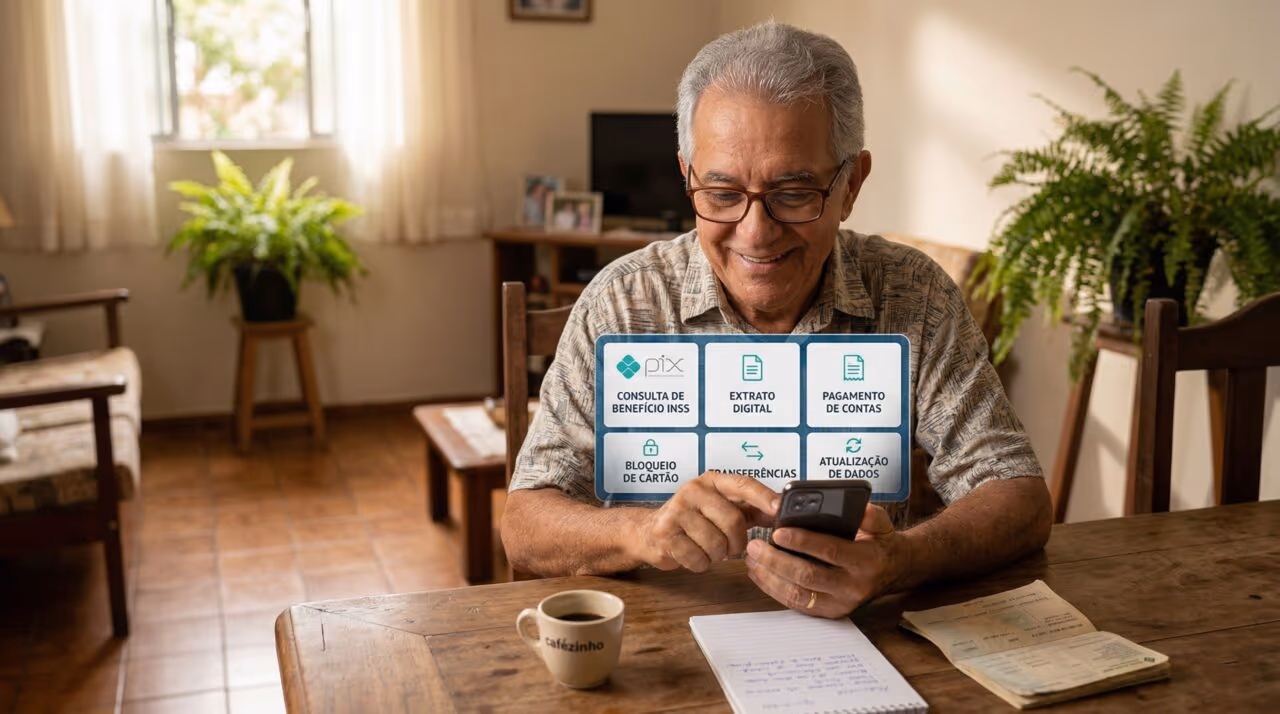 7 funções do app do banco que aposentados ignoram e que podem deixar a rotina financeira muito mais simples
