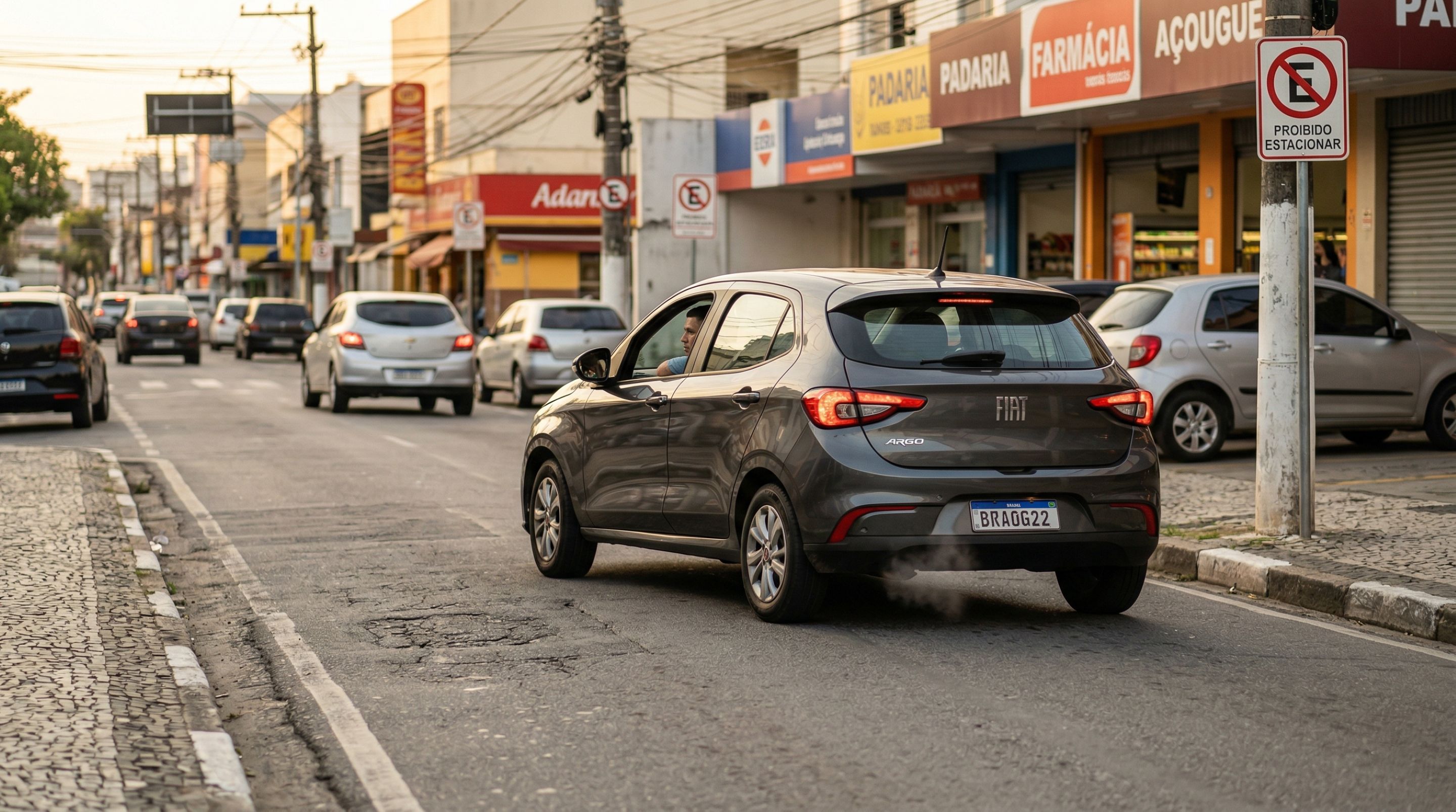Motoristas que deixam o carro ligado, mesmo quando estão parados, precisam conhecer o art. 252 do CTB