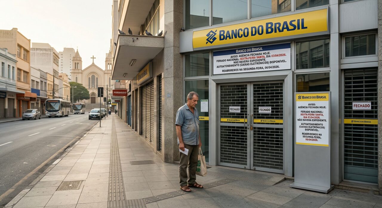 Bancos estarão fechados na Sexta-feira Santa, dia 03/04