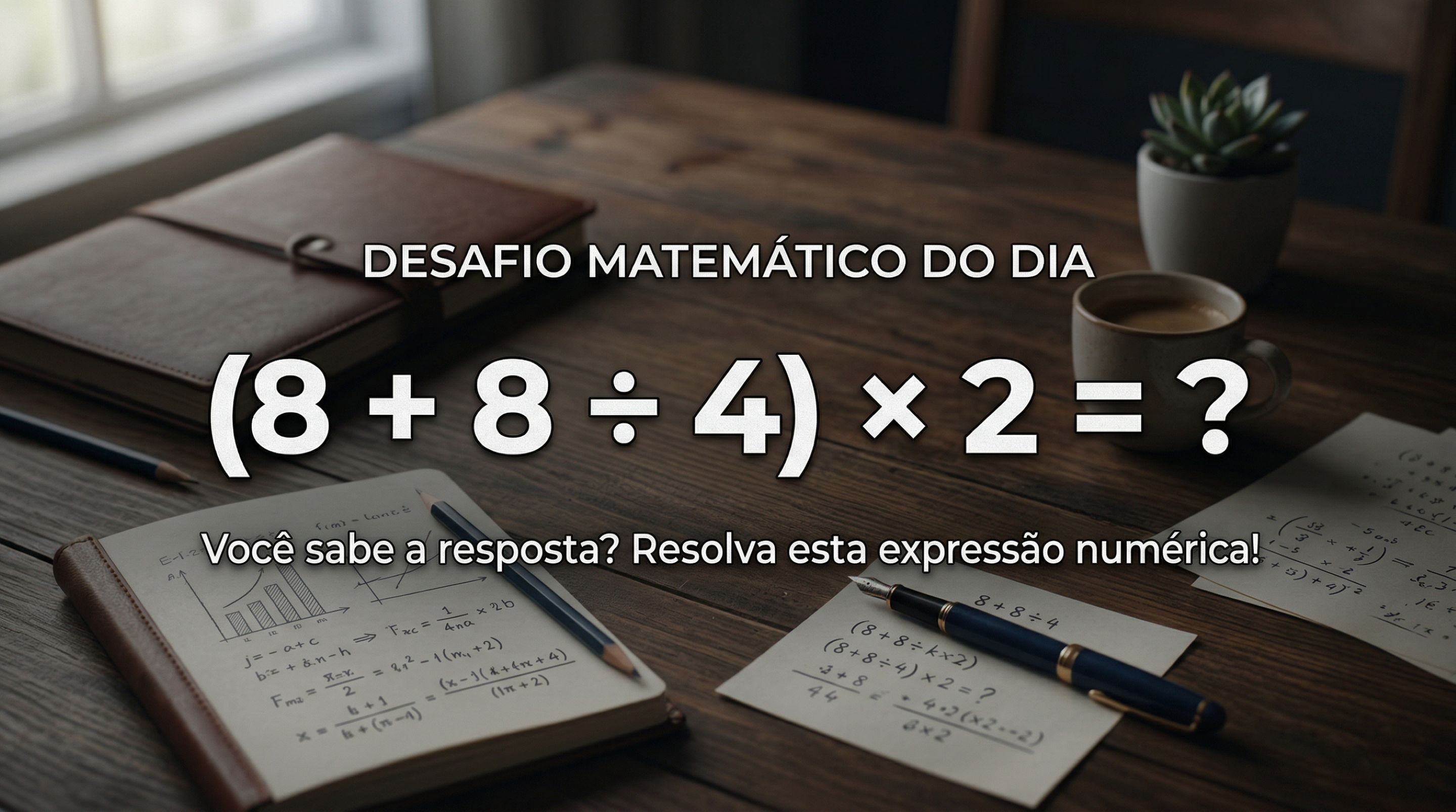 Quase ninguém acerta essa conta no embalo e o pior é que o erro parece fazer todo sentido