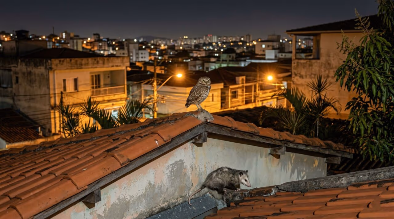 O que significa receber visita de corujas e gambás na sua casa à noite