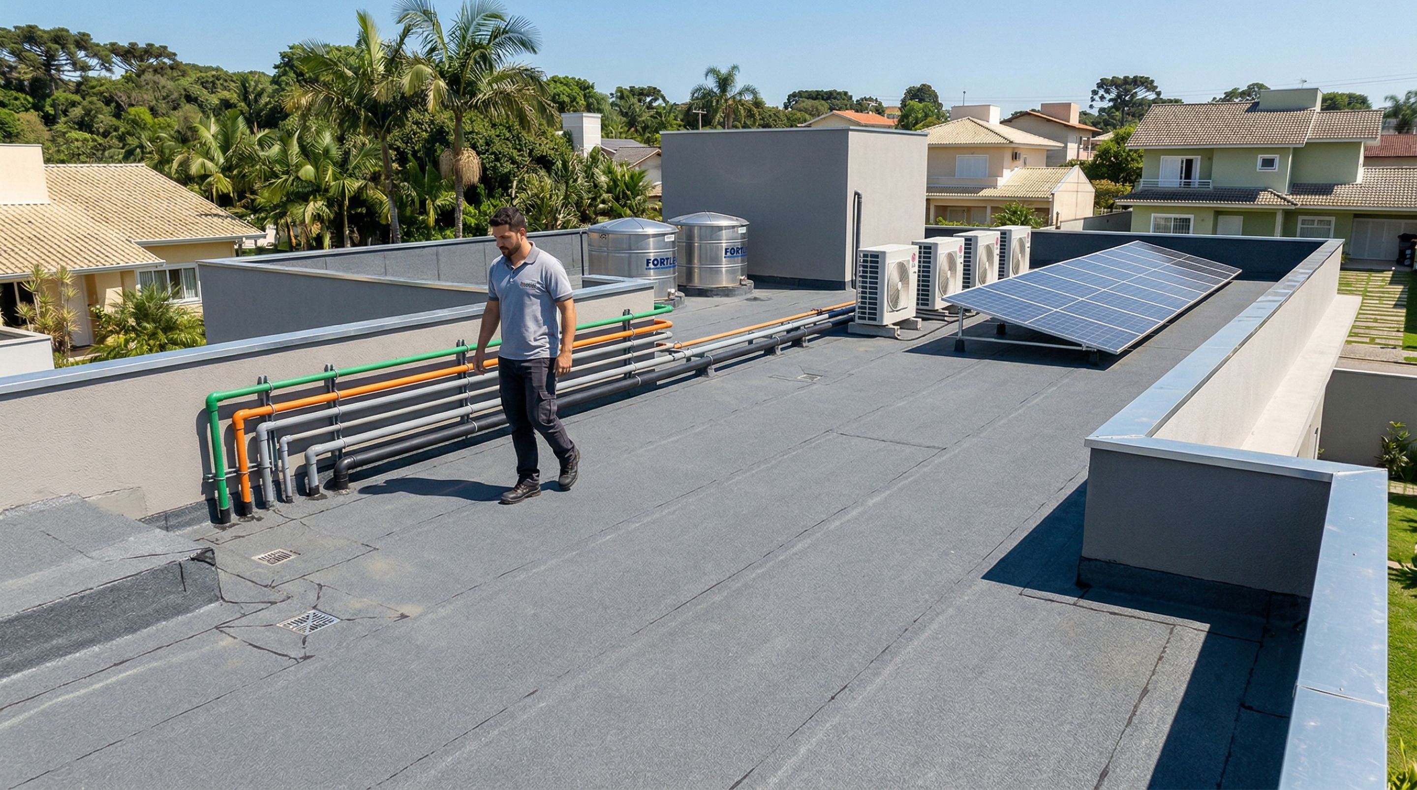 Por que a laje impermeabilizada está aposentando o telhado e virando a escolha mais prática nas casas brasileiras