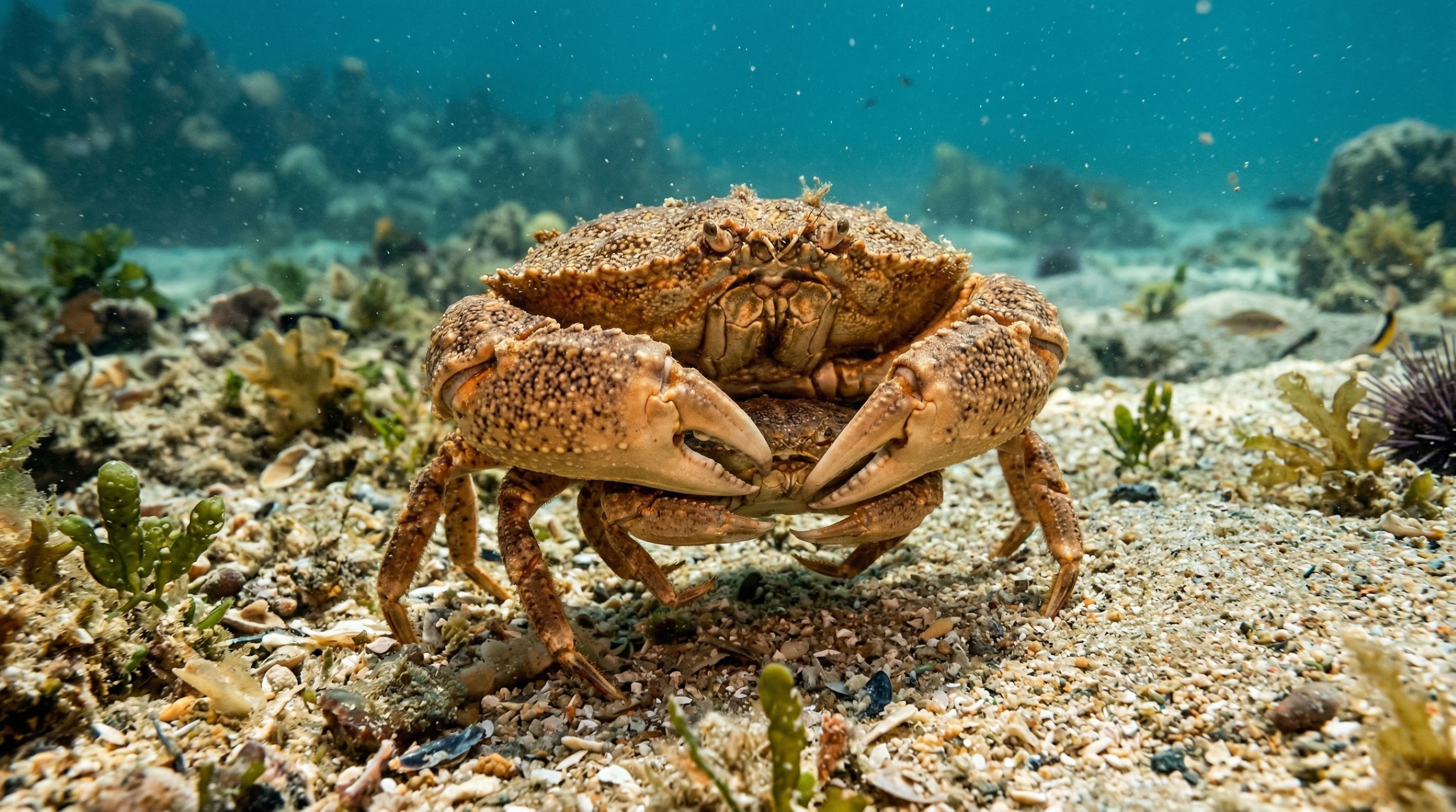 Esse caranguejo sequestra sua fêmea e expõe uma tática reprodutiva moldada pela competição