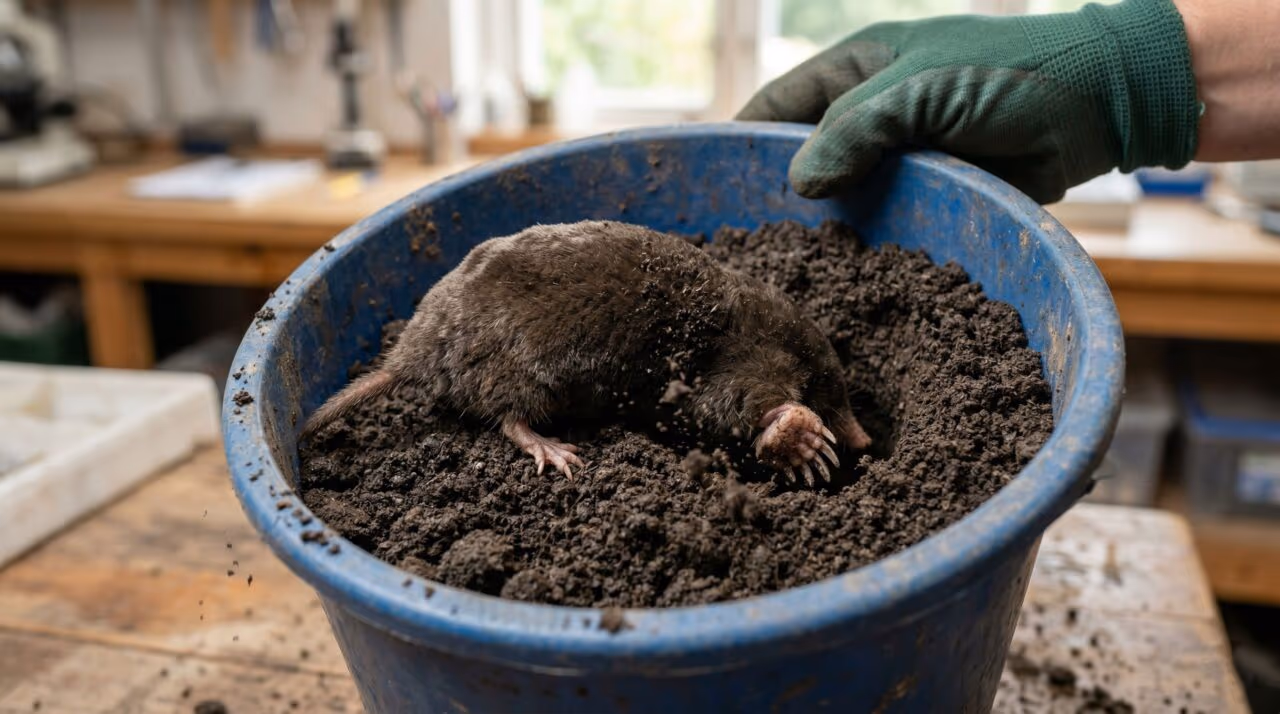 Vídeo mostra de perto como uma toupeira cava um buraco em menos de 30 segundos