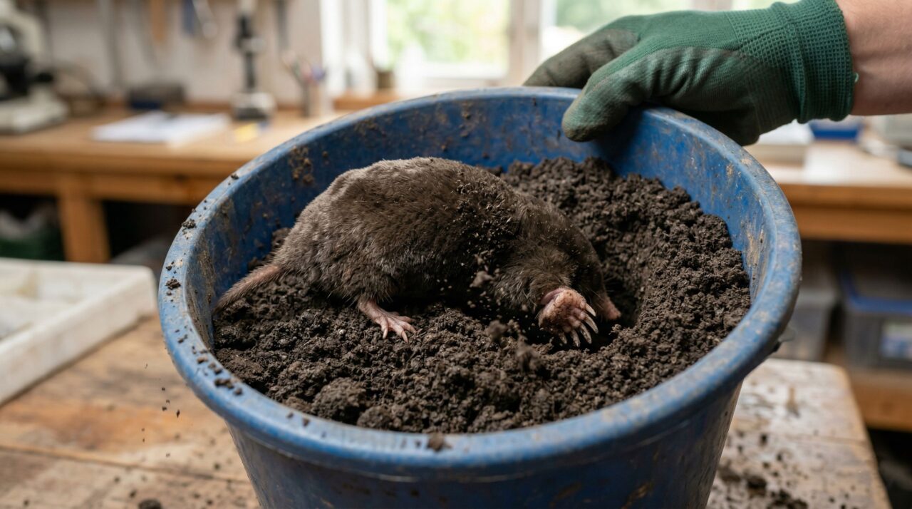 Vídeo mostra de perto como uma toupeira cava um buraco em menos de 30 segundos
