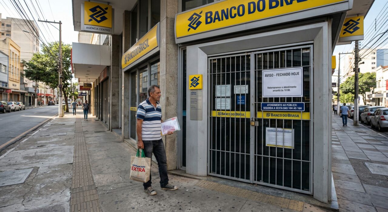 Bancos fecham hoje, dia 1º de maio