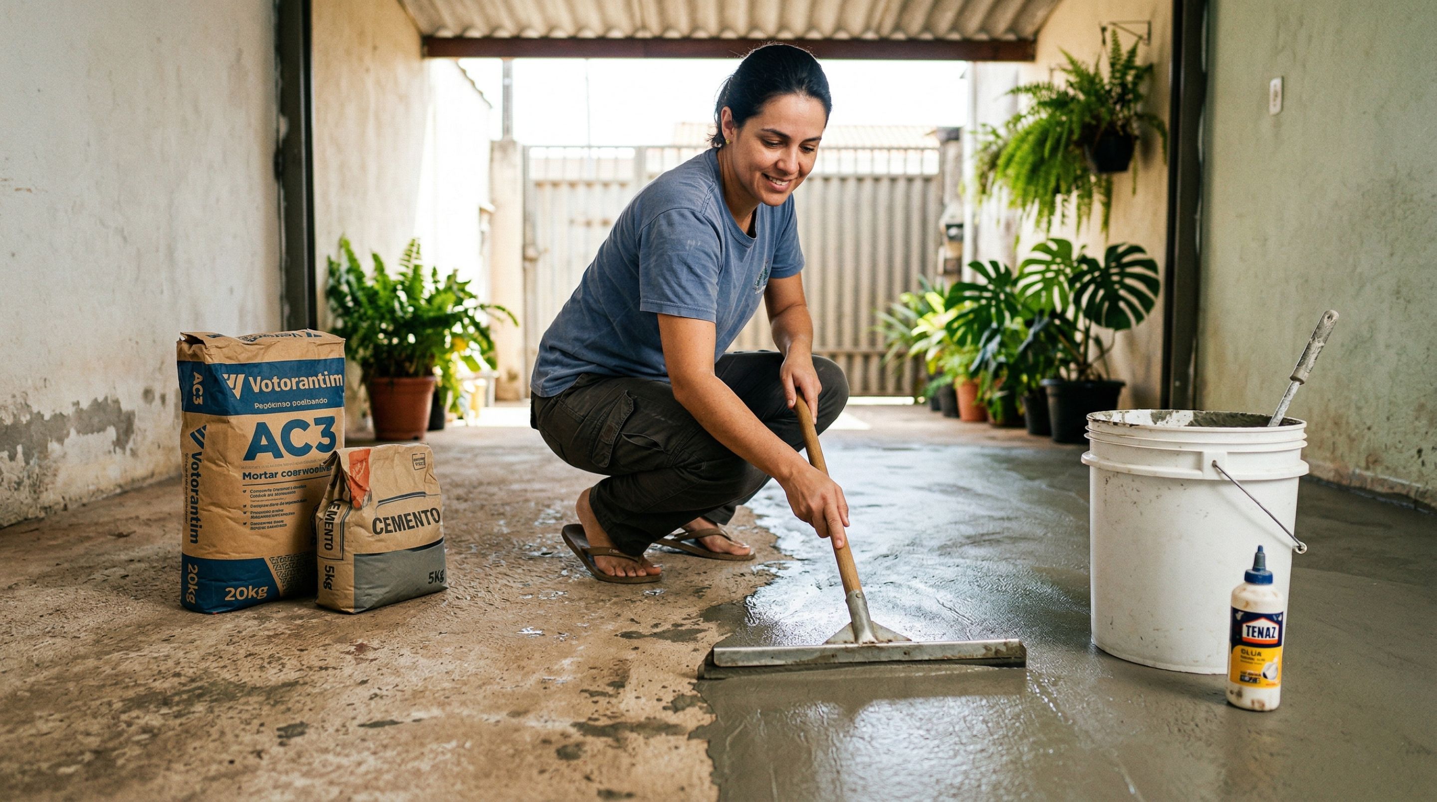 Renove seu piso velho com 3 produtos simples e acabe com a poeira sem entrar em obra pesada