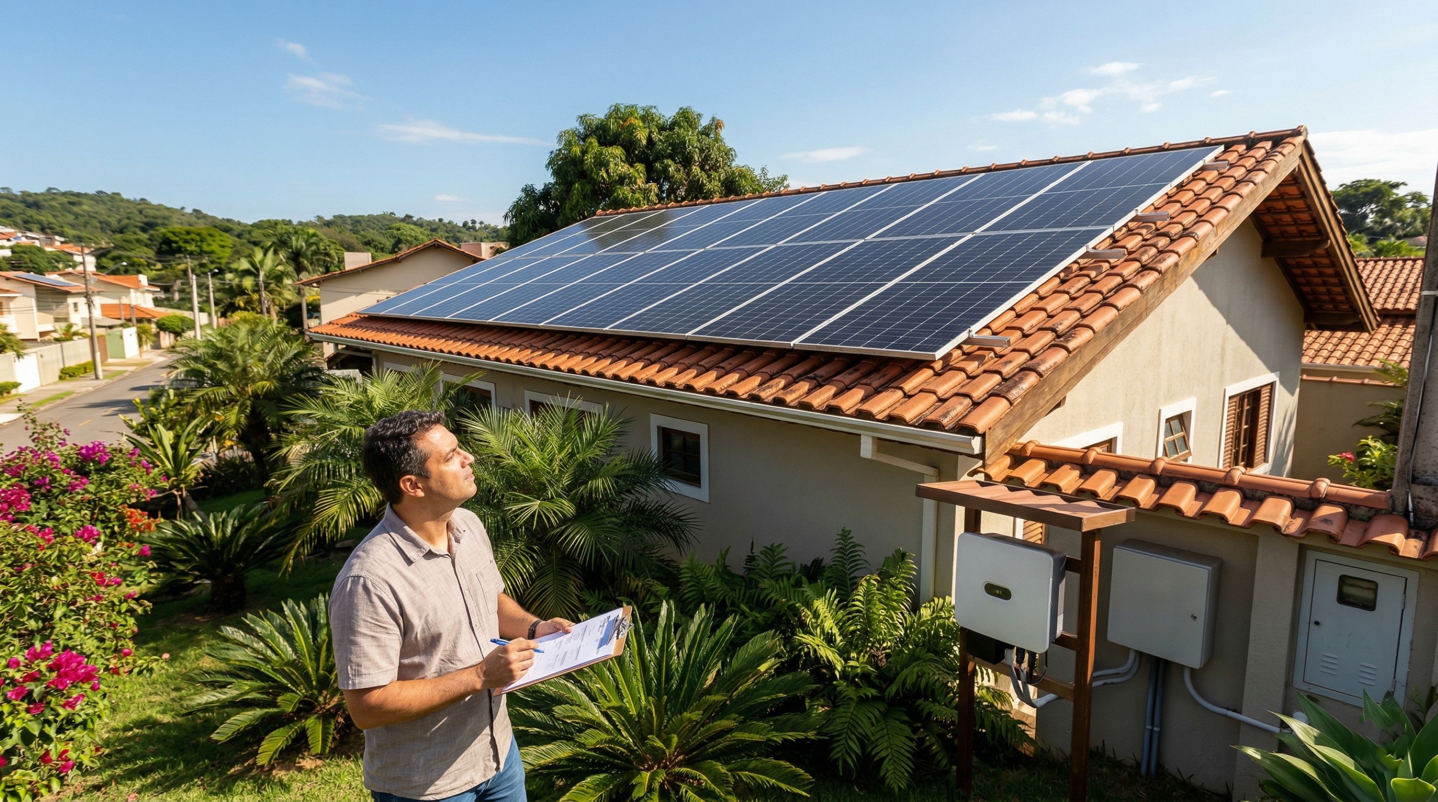 Como escolher o melhor sistema de energia solar para sua casa e garantir um bom retorno financeiro