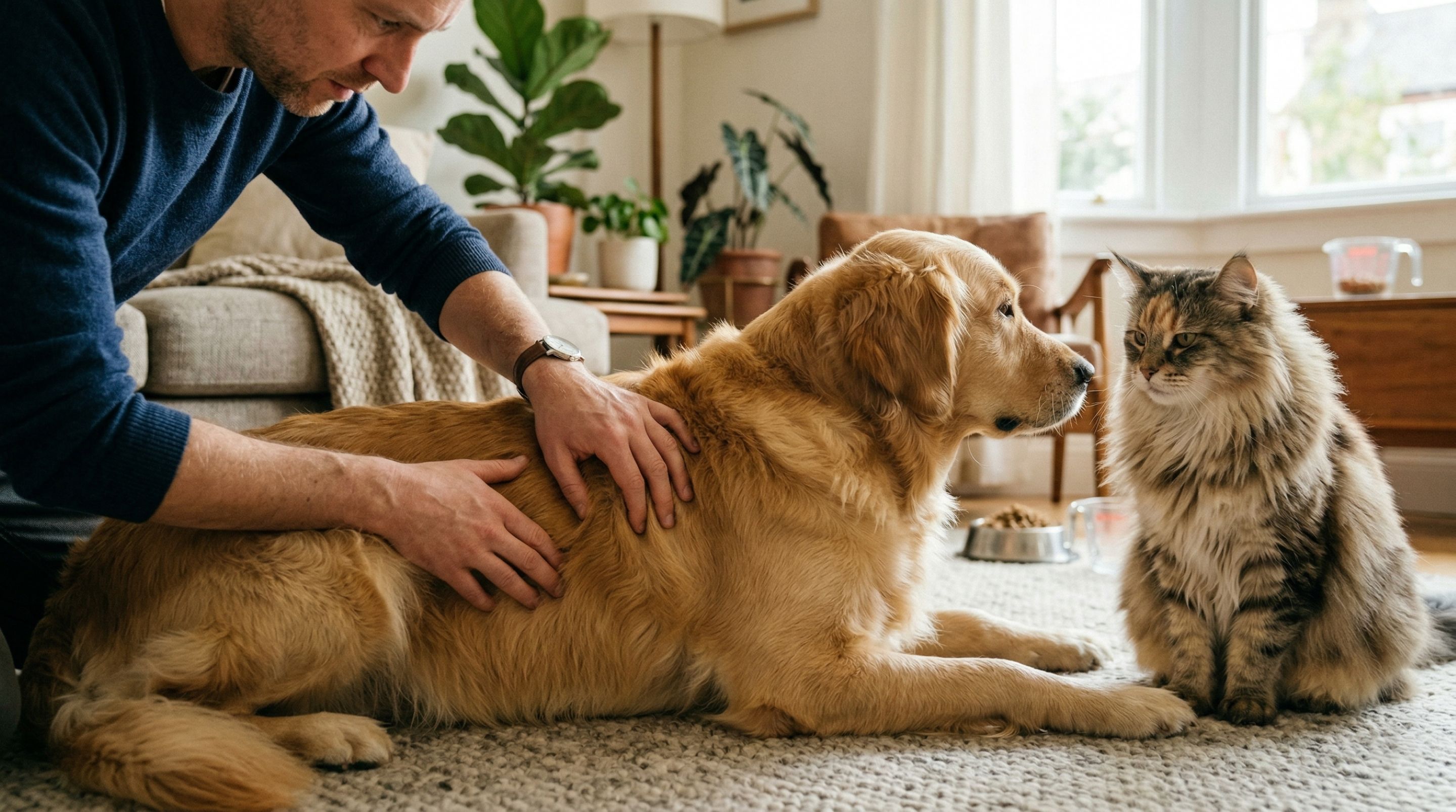 Como saber se seu pet está acima do peso, mesmo não parecendo gordinho