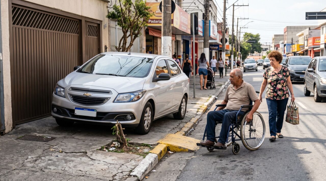Motoristas que confundem guia rebaixada, calçada e área de acesso precisam conhecer essa regra 