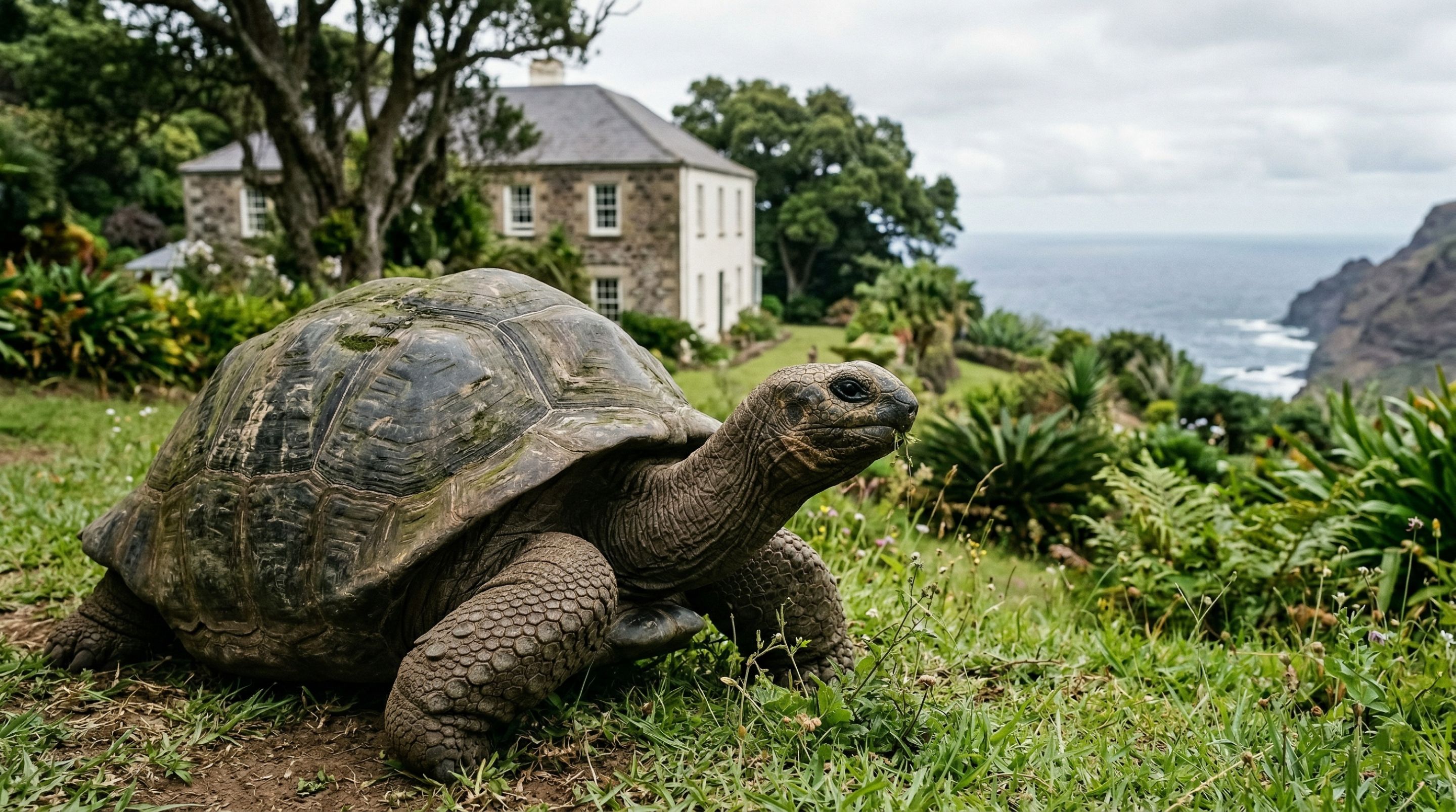 Jonathan, o animal terrestre eleito o mais velho do mundo com 193 anos de idade