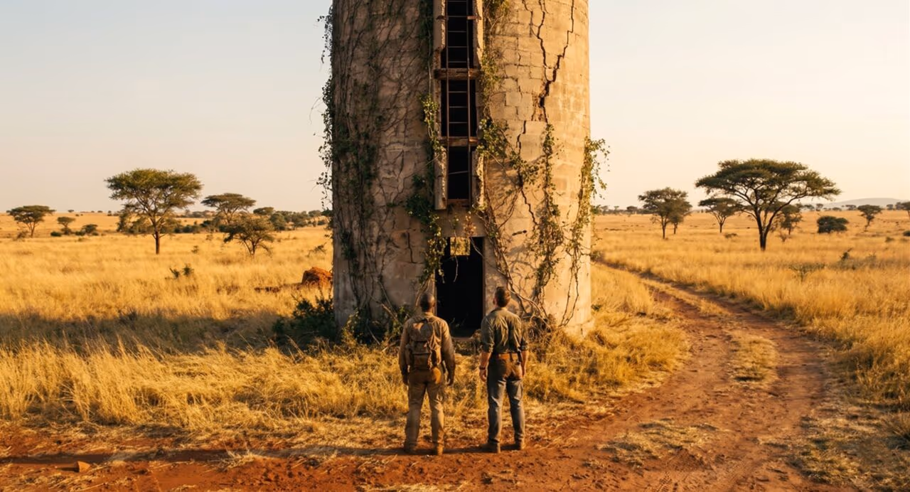 Dois irmãos transformaram um silo abandonado por mais de 100 anos em um espaço de luxo
