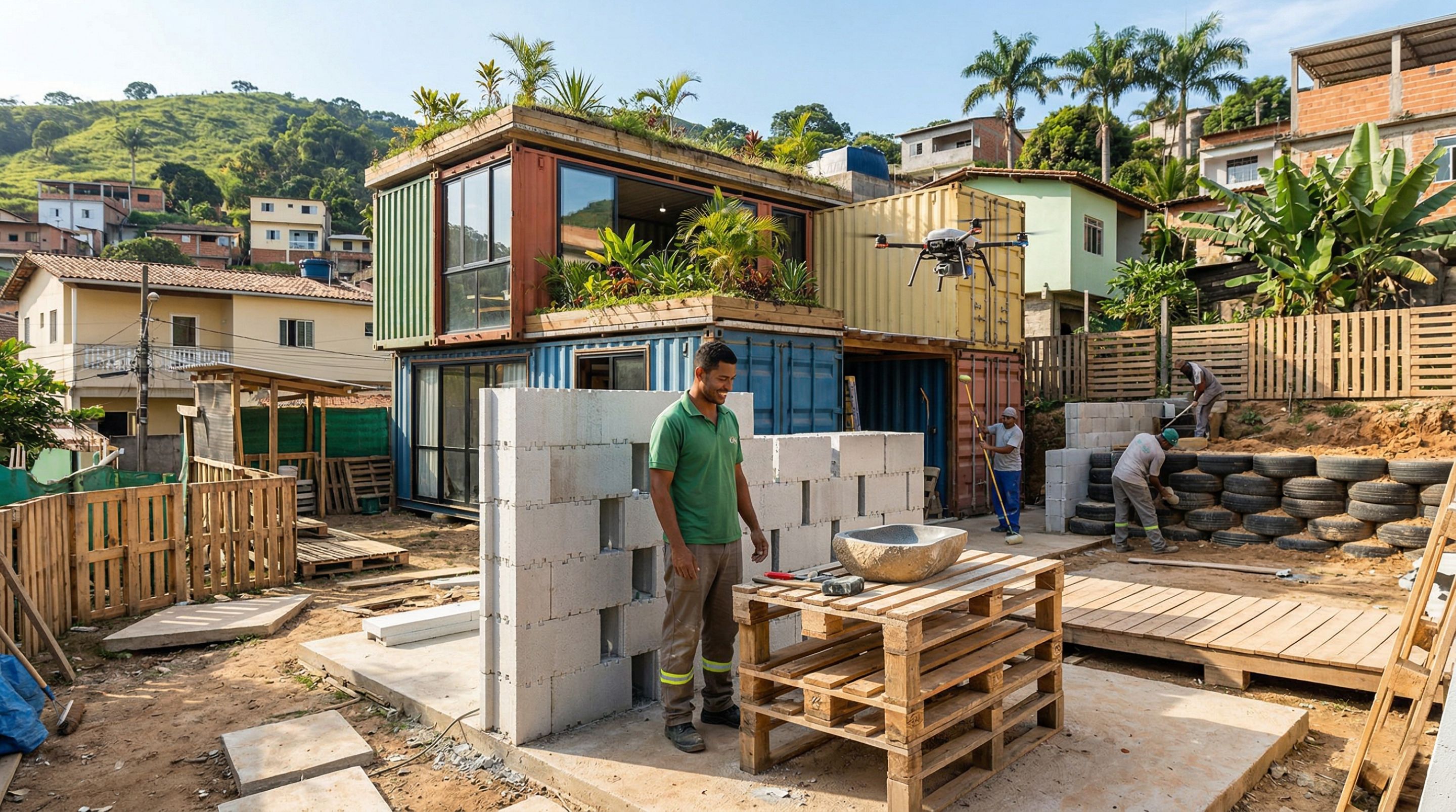 Construção econômica: ideias simples e materiais acessíveis que ajudam a reduzir custo e dor de cabeça