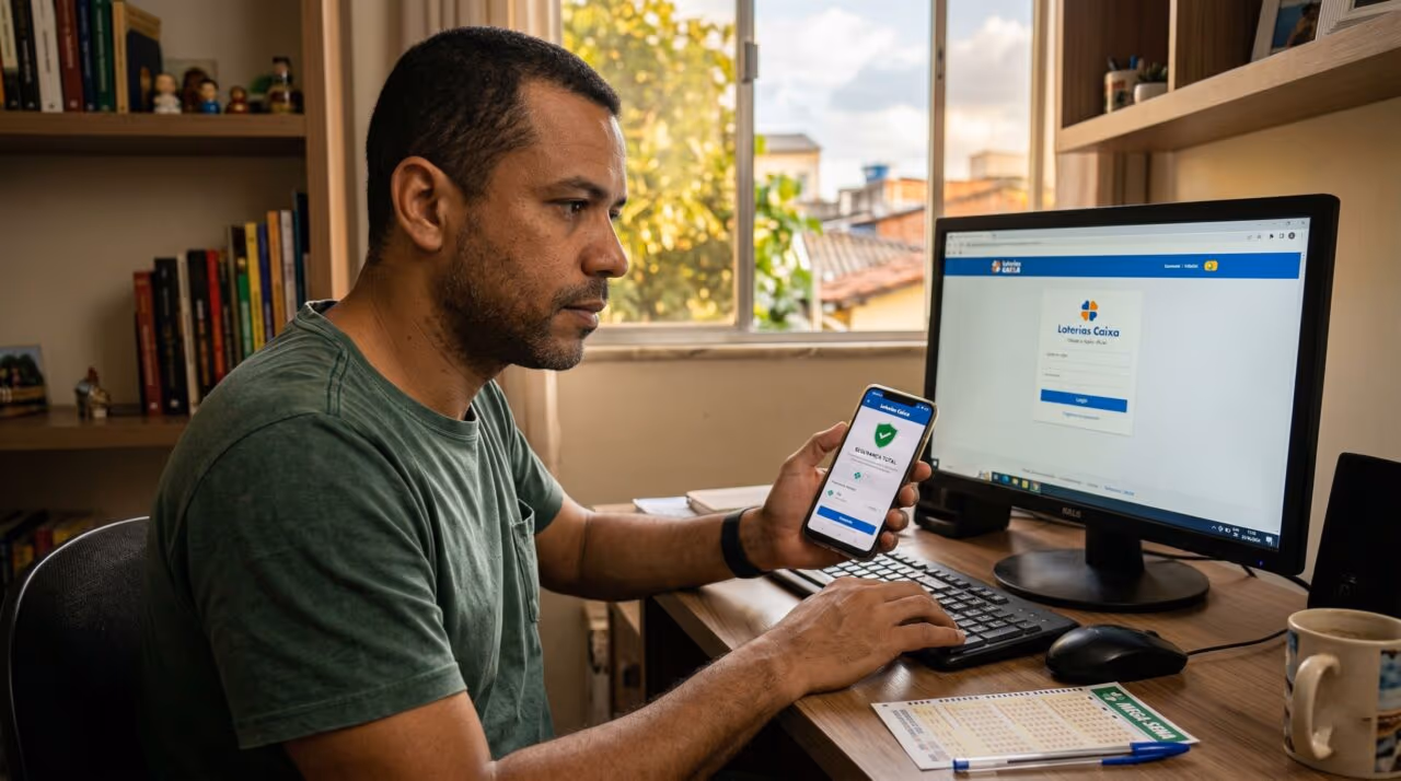 O jeito mais seguro de apostar na Mega-Sena sem precisar sair de casa