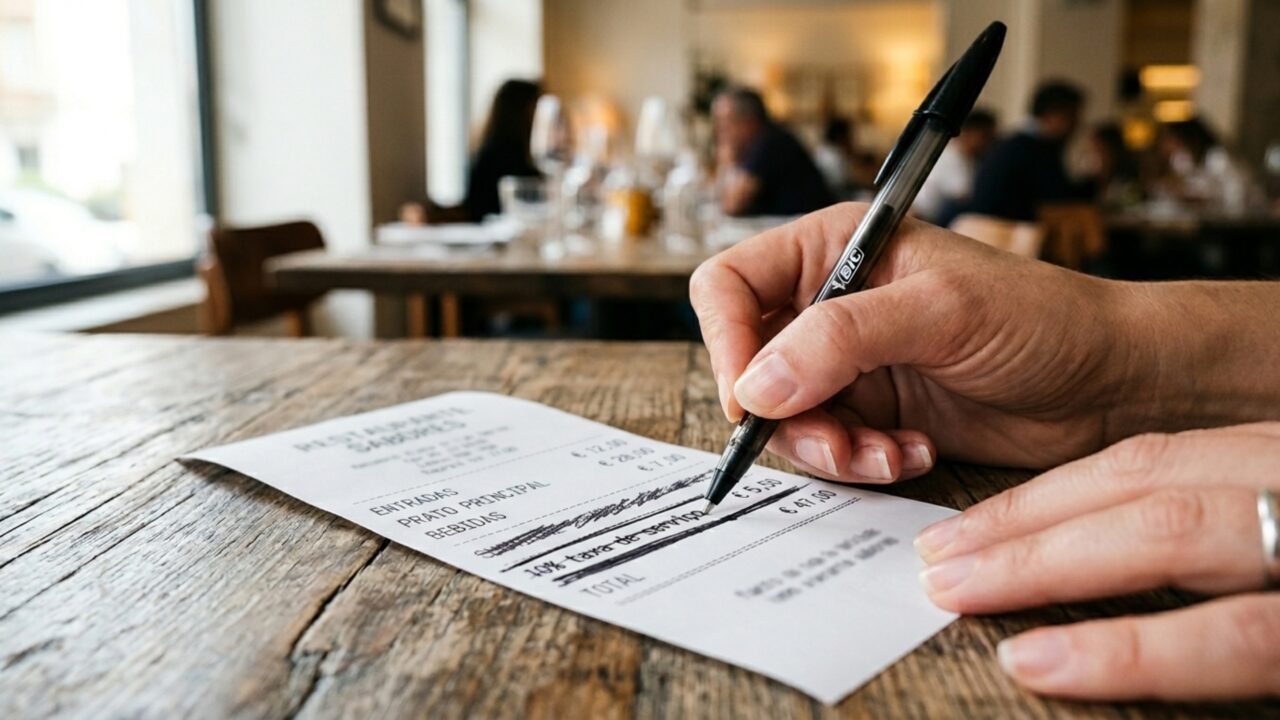 O aviso que você deve dar ao garçom antes de pedir a conta para não pagar taxas indevidas no restaurante