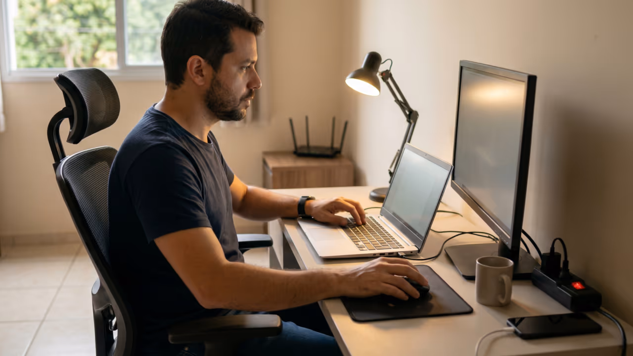 O home office ficou mais comum, mas muita gente ainda erra feio nos aparelhos que mantém ligados em casa