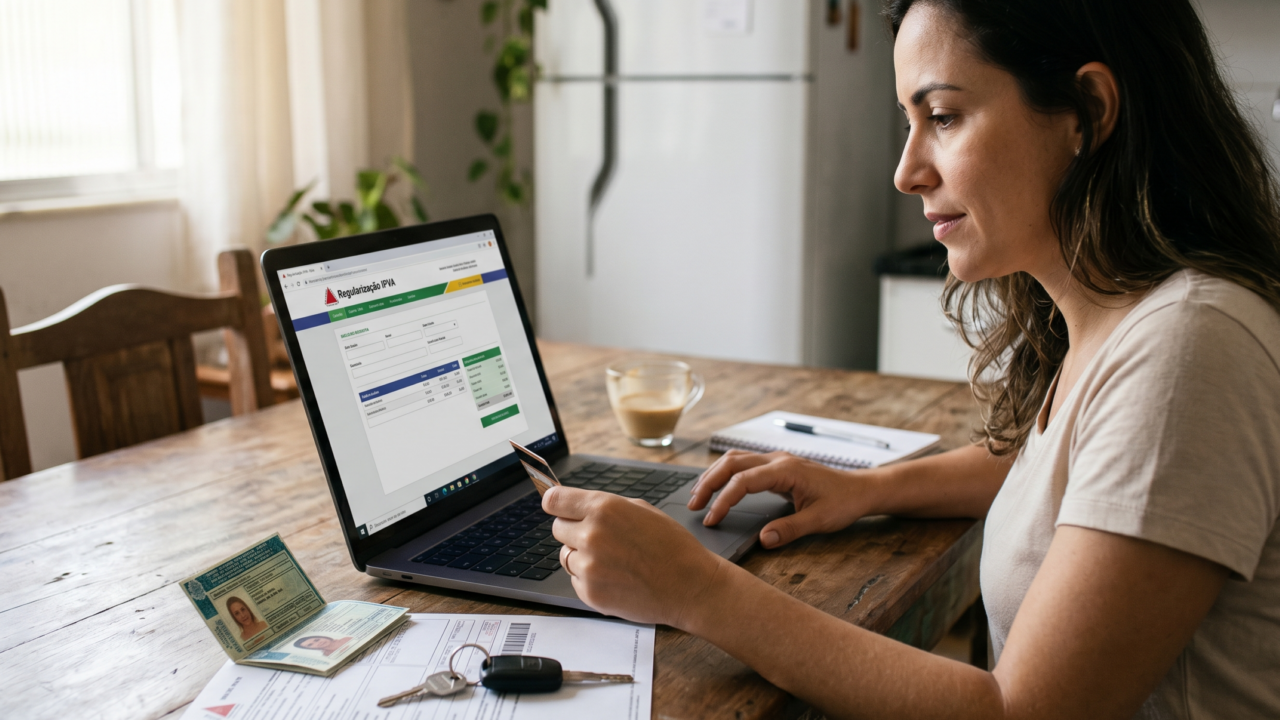 IPVA atrasado agora pode ser regularizado no sistema e até na blitz, evitando guincho e pátio