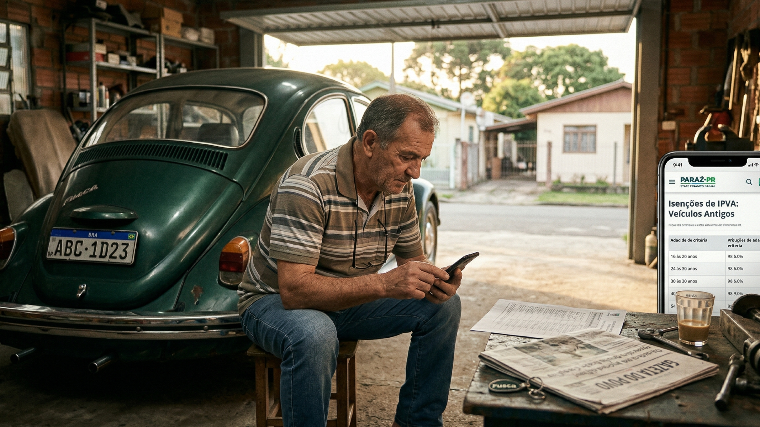 Isenção do IPVA para idosos em 2026 parece simples, mas este detalhe muda tudo de estado para estado