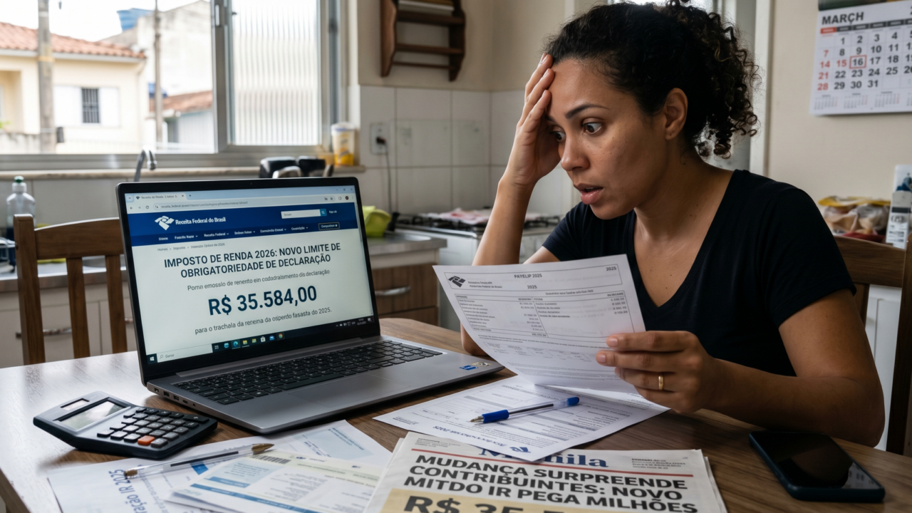 Quem é obrigado a declarar IR em 2026? O novo limite pegou muita gente de surpresa