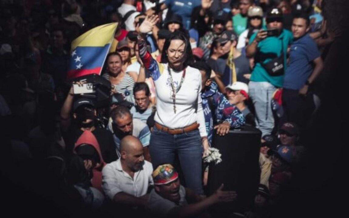 Partido de María Corina exige eleições na Venezuela