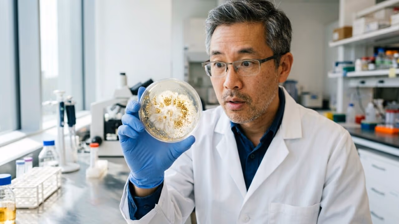 Cientistas não acreditam: descoberto fungo capaz de “fabricar” ouro que você pode ter em casa