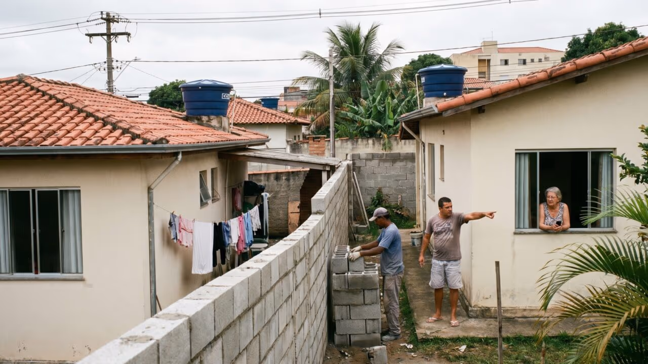 Pode levantar muro sem avisar o vizinho? O que a lei realmente permite